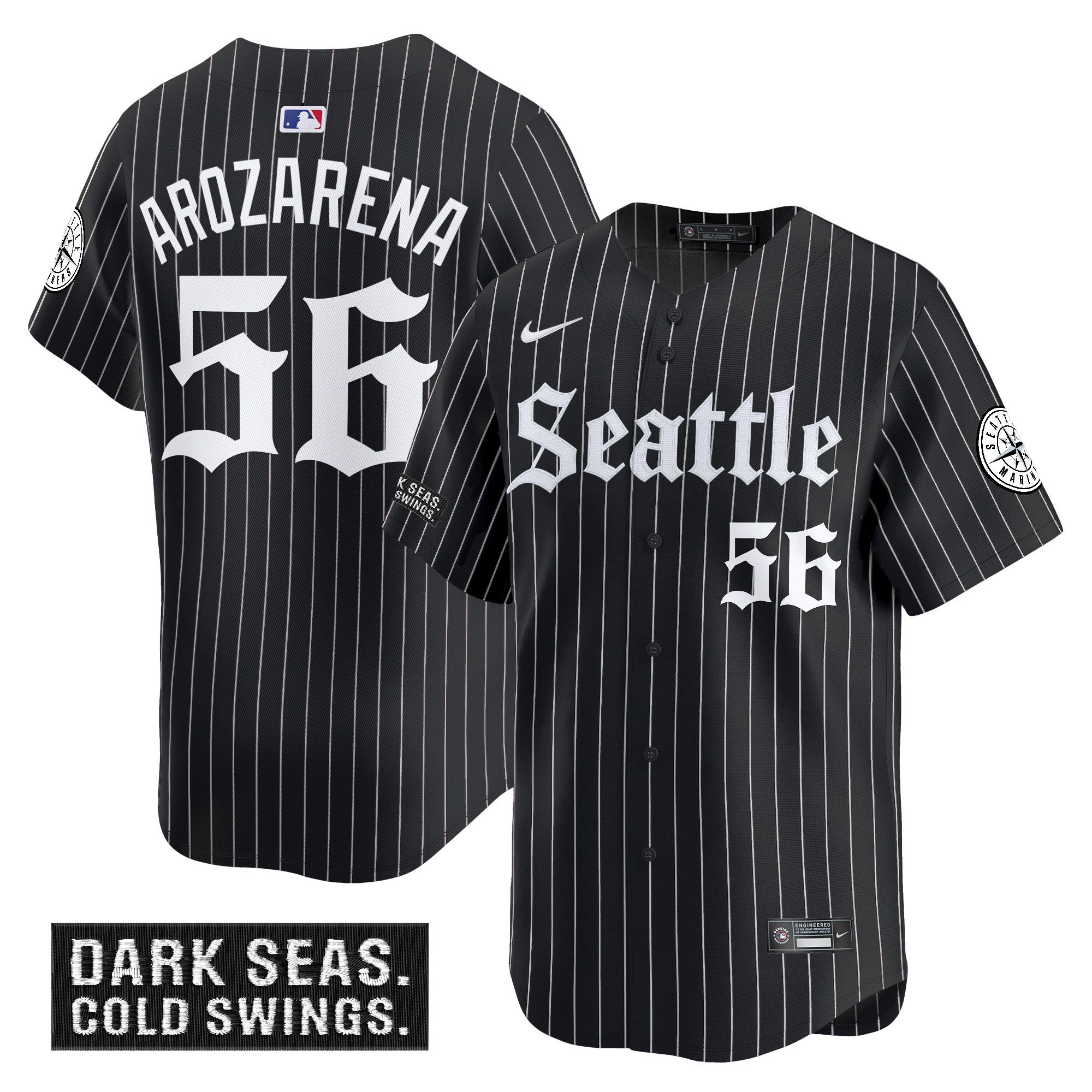 Men’s Seattle ‘Deep Sea Gothic Edition’ Vapor Premier Limited Jersey