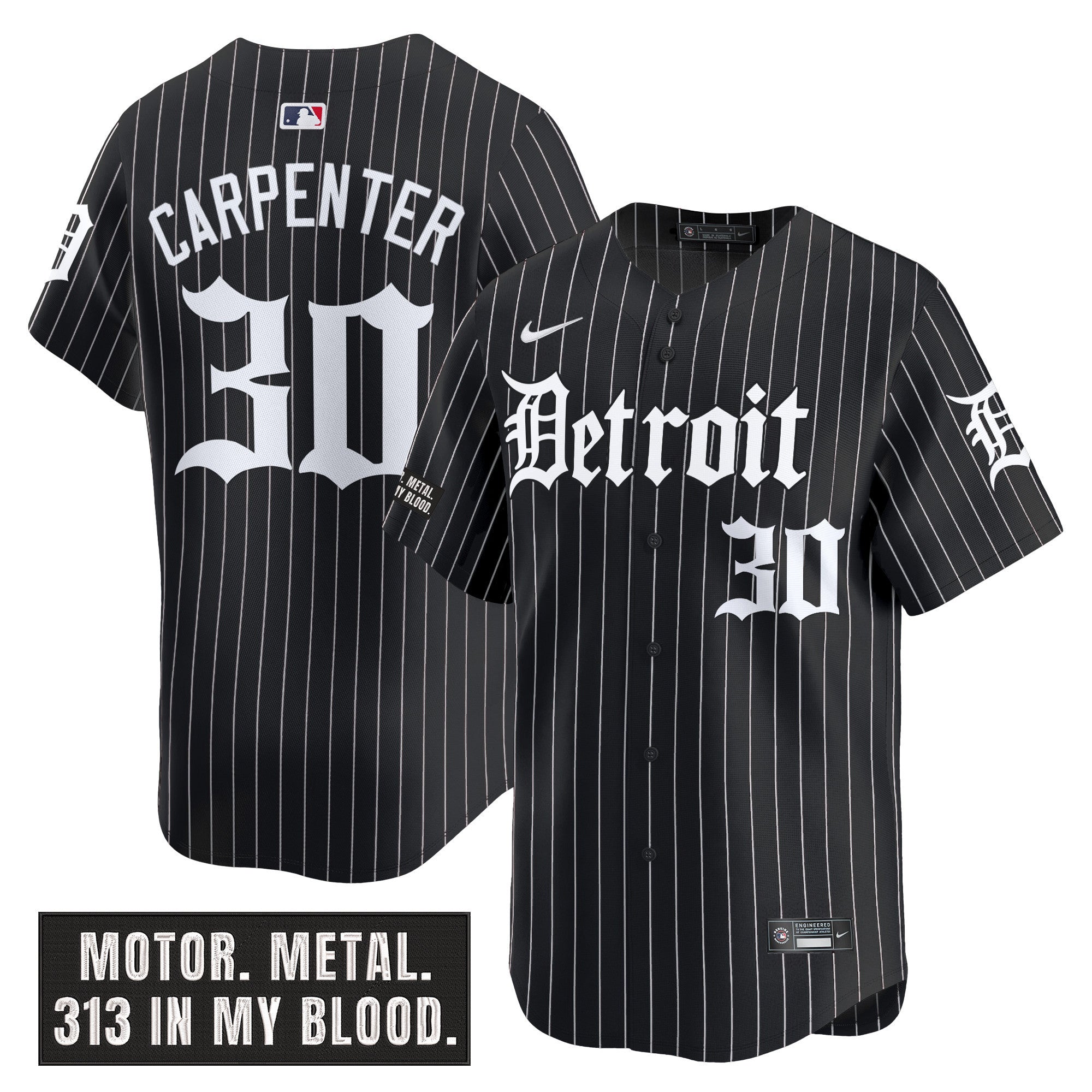 Men’s Detroit ‘Motor Gothic Edition’ Vapor Premier Limited Jersey