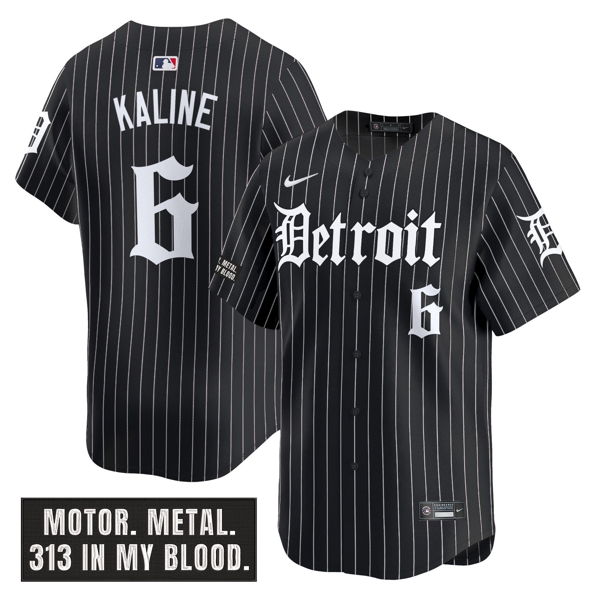 Men’s Detroit ‘Motor Gothic Edition’ Vapor Premier Limited Jersey