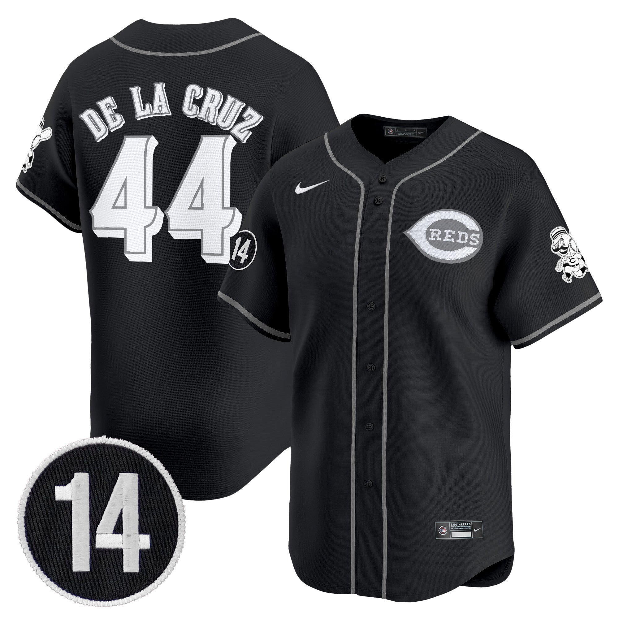 Cincinnati 2025 Lights Out Vapor Premier Limited Jersey – Pete Rose Patch