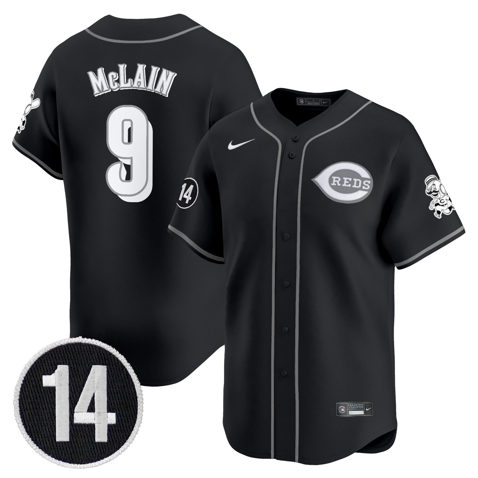 Cincinnati 2025 Lights Out Vapor Premier Limited Jersey – Pete Rose Patch