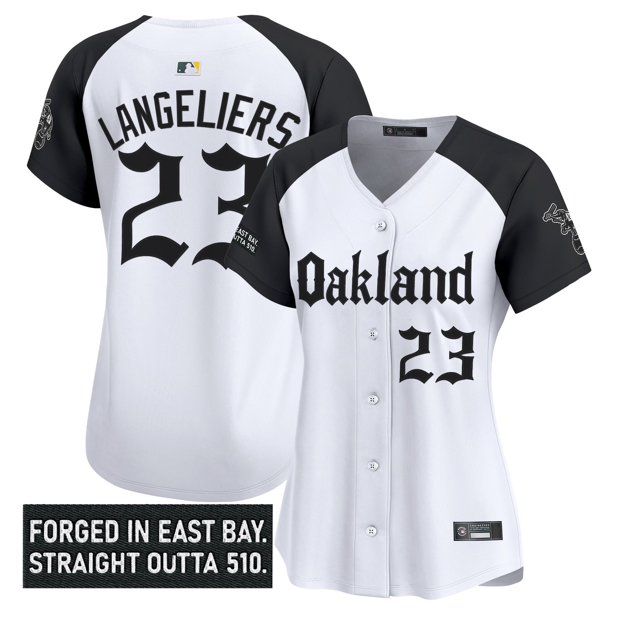 Women’s Oakland ‘Gothic East Bay Edition’ Vapor Premier Limited Jersey