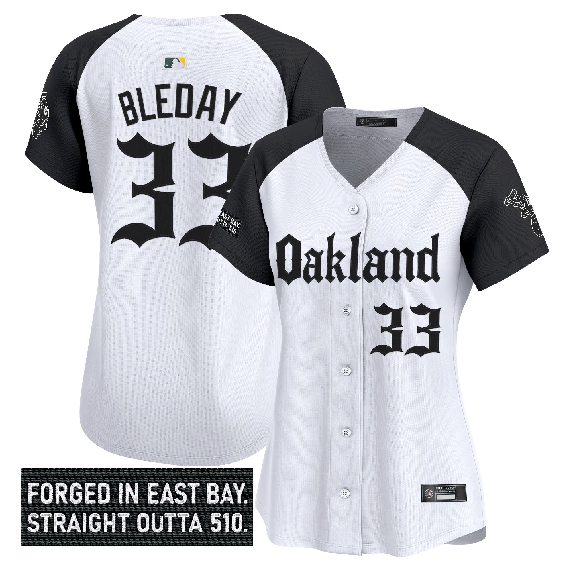 Women’s Oakland ‘Gothic East Bay Edition’ Vapor Premier Limited Jersey