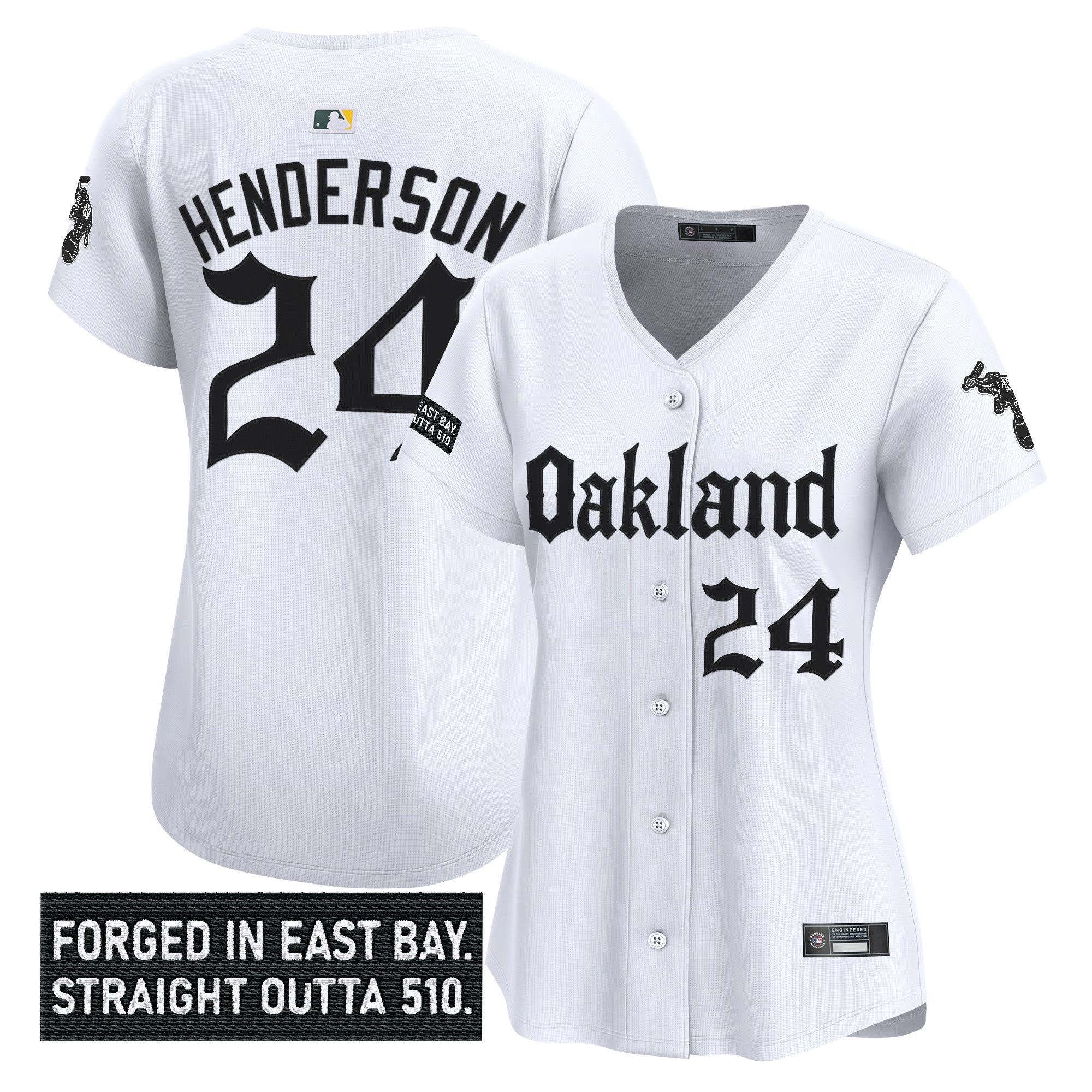 Women’s Oakland ‘Gothic East Bay Edition’ Vapor Premier Limited Jersey
