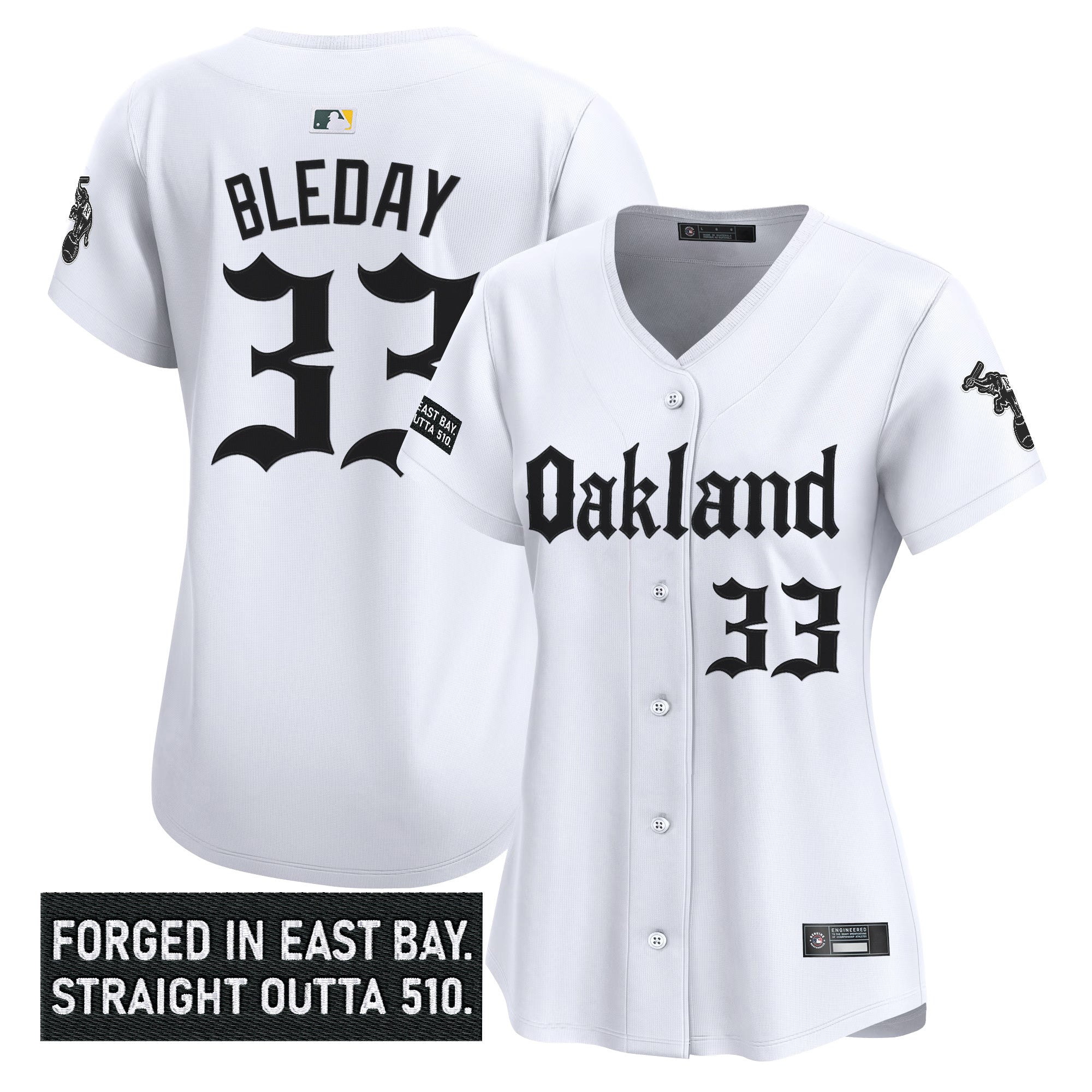 Women’s Oakland ‘Gothic East Bay Edition’ Vapor Premier Limited Jersey