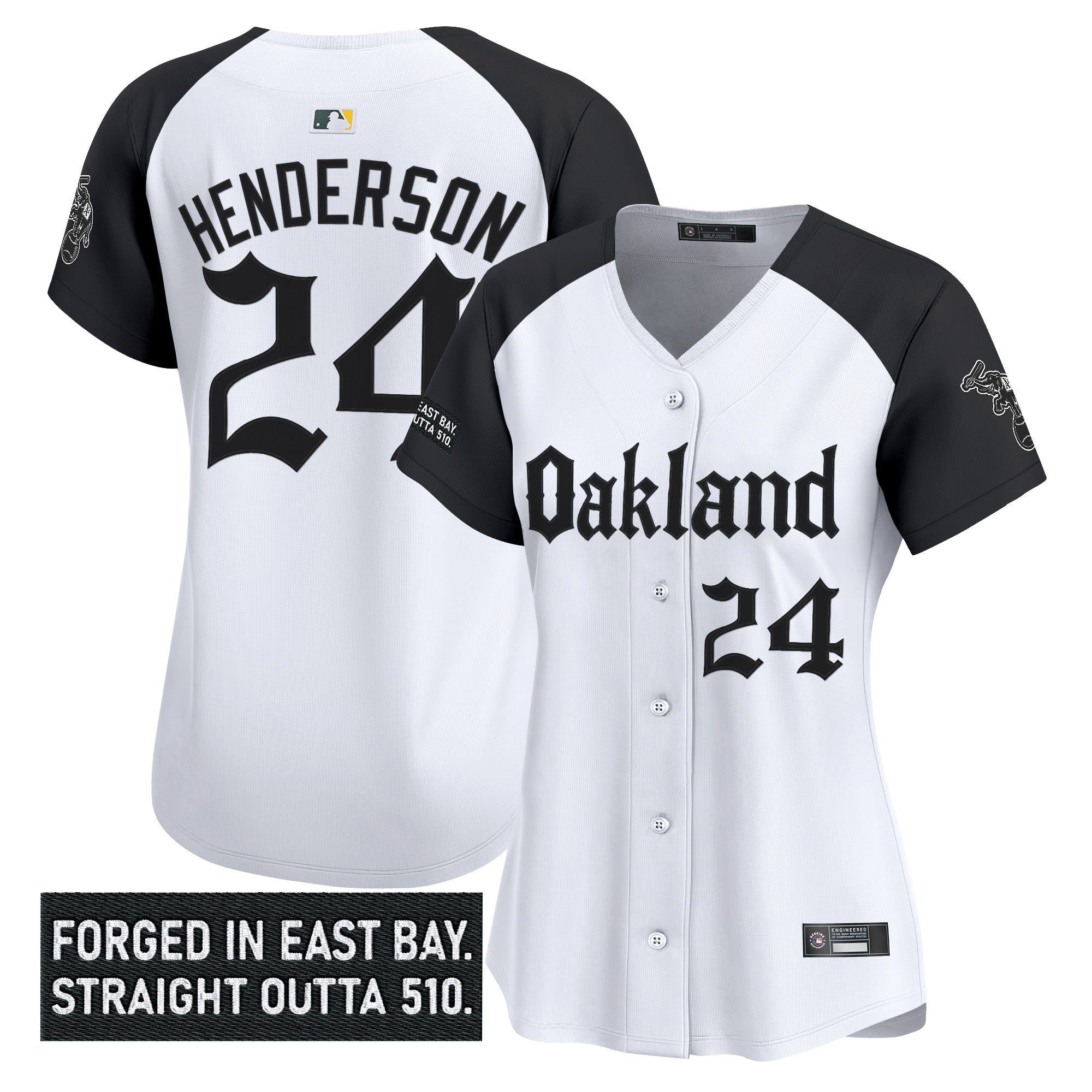Women’s Oakland ‘Gothic East Bay Edition’ Vapor Premier Limited Jersey