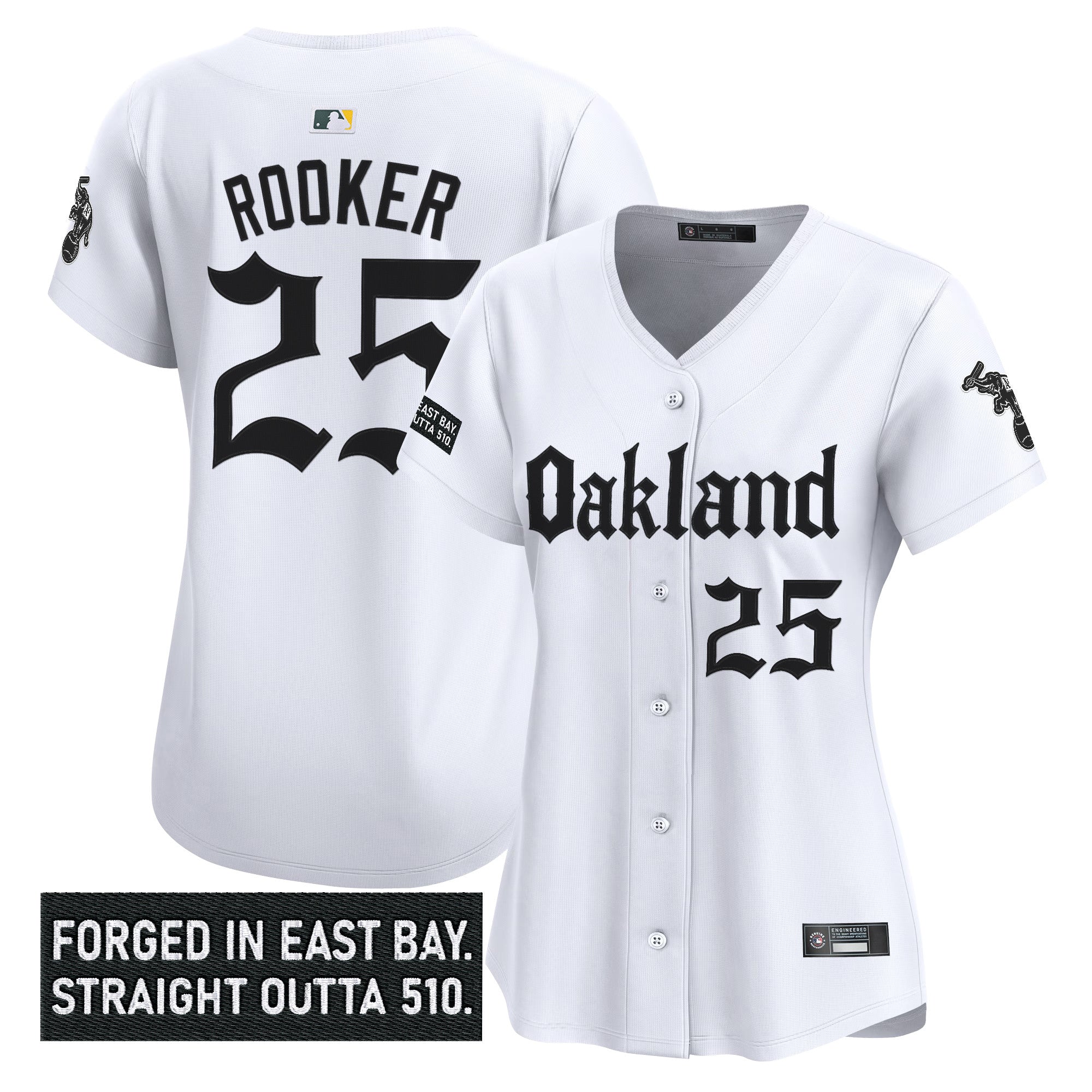 Women’s Oakland ‘Gothic East Bay Edition’ Vapor Premier Limited Jersey