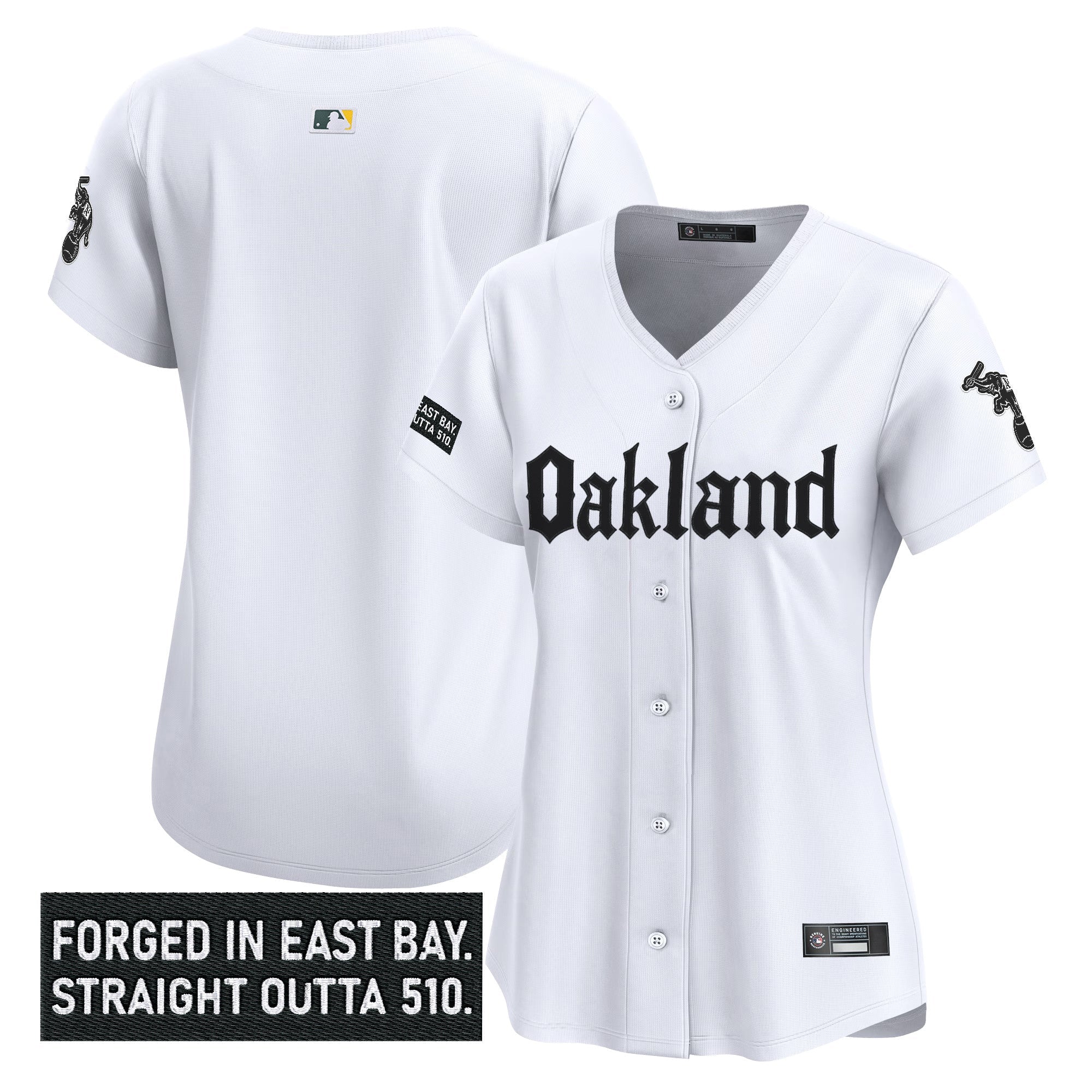Women’s Oakland ‘Gothic East Bay Edition’ Vapor Premier Limited Jersey