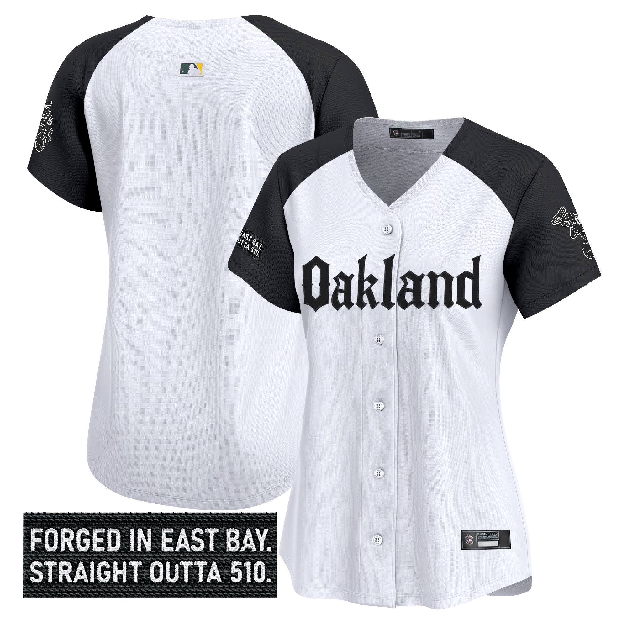 Women’s Oakland ‘Gothic East Bay Edition’ Vapor Premier Limited Jersey