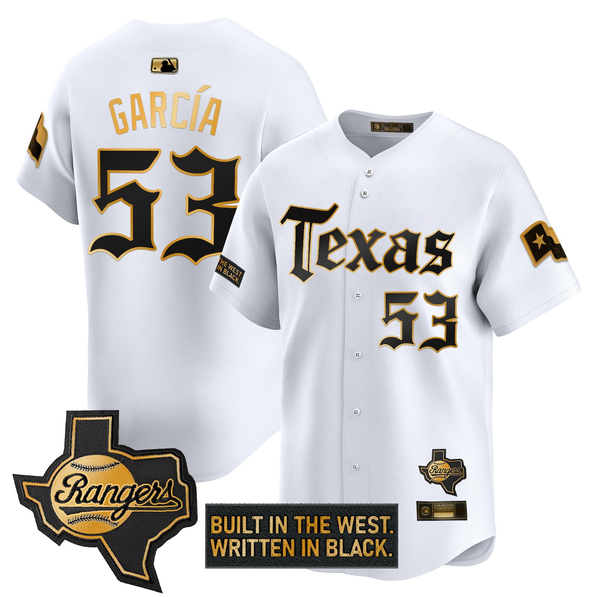 Men’s Texas ‘Gothic Frontier Edition’ Gold Vapor Premier Limited Jersey