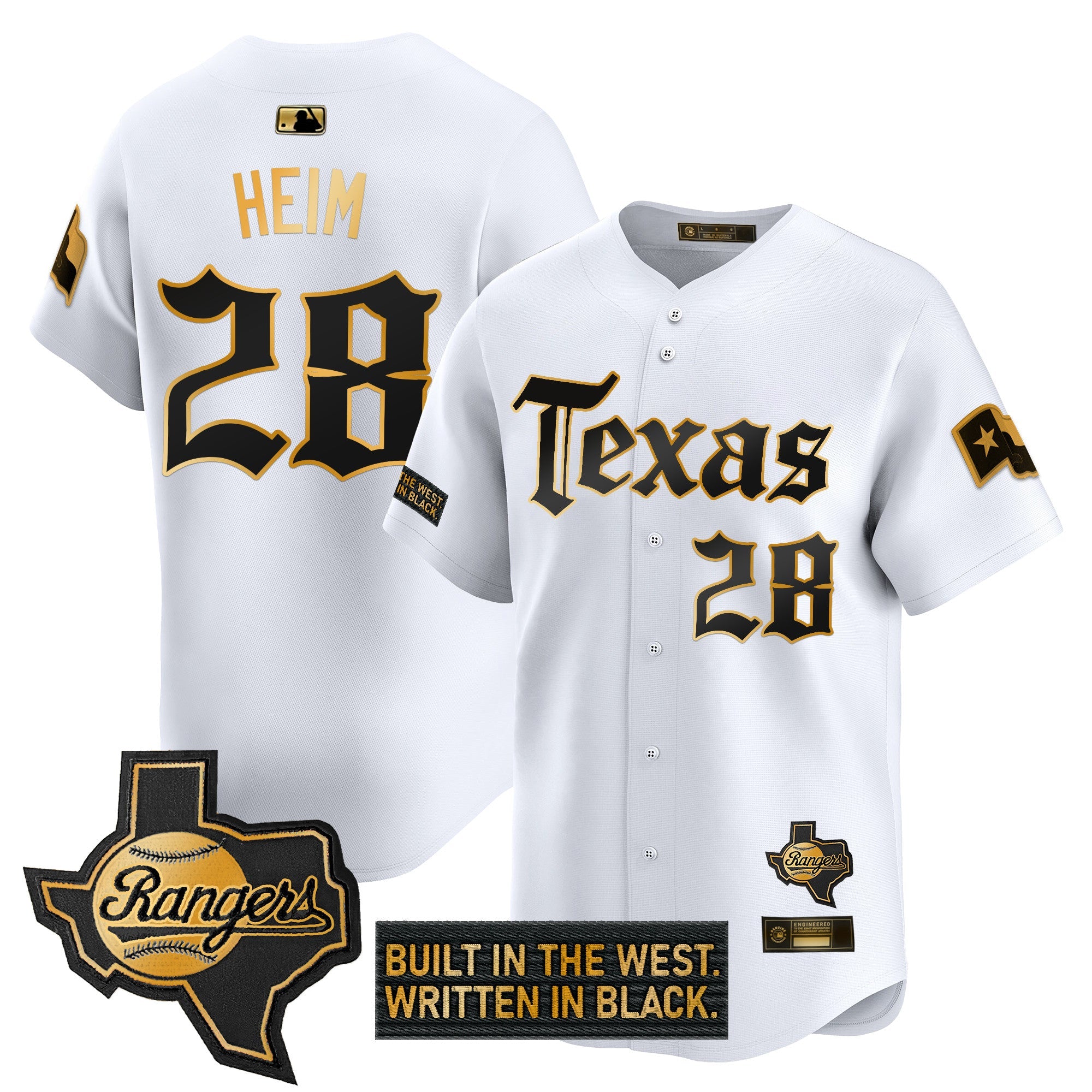 Men’s Texas ‘Gothic Frontier Edition’ Gold Vapor Premier Limited Jersey