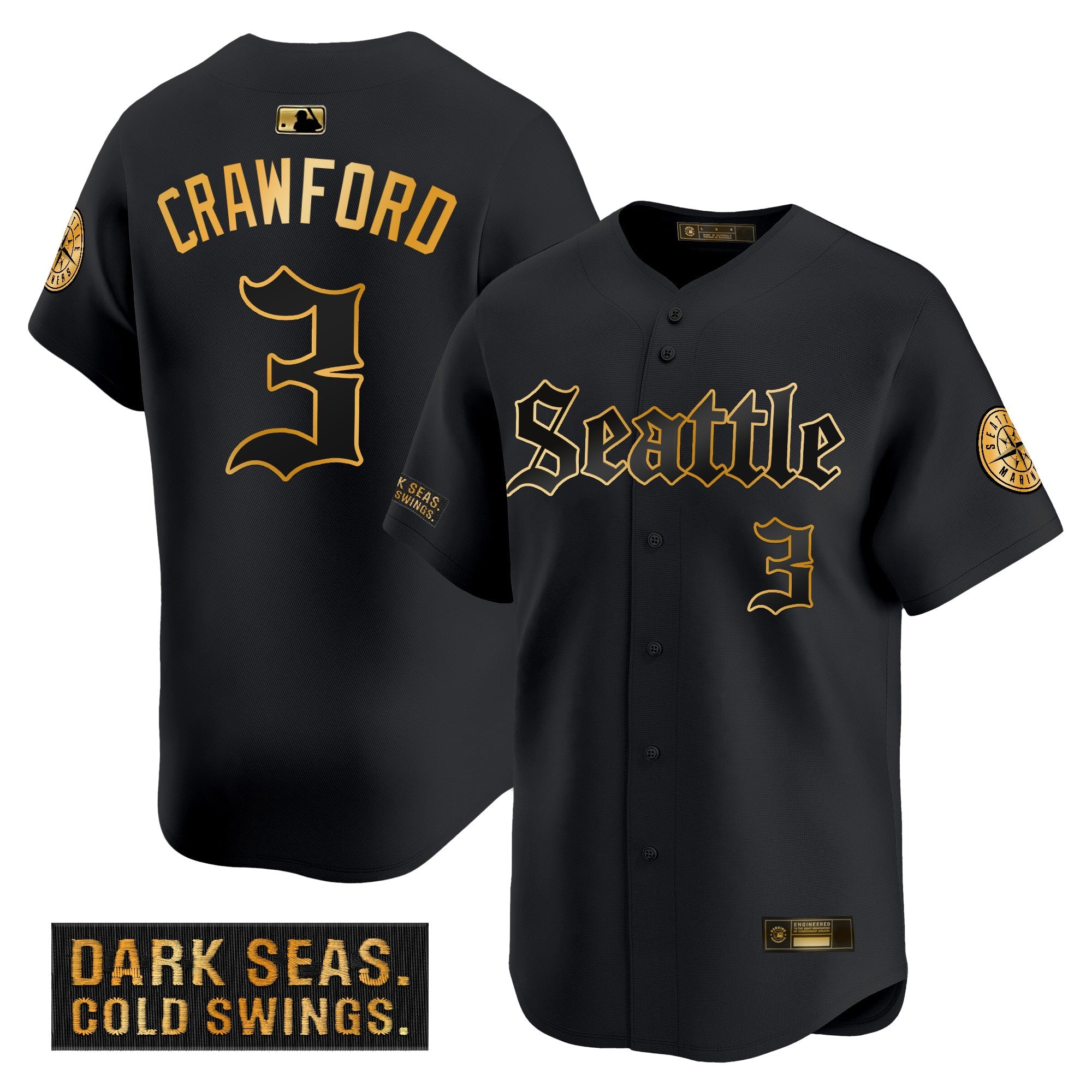Deep Sea Gothic Edition’ Gold Limited Jersey
