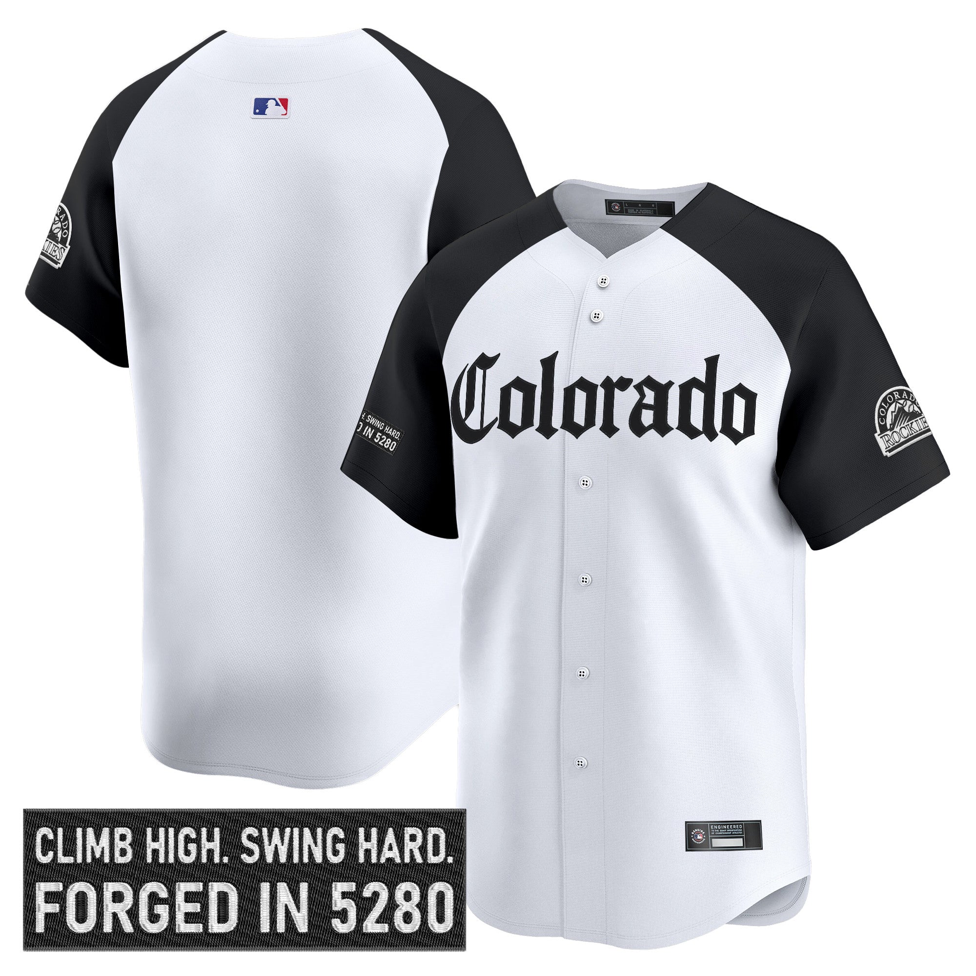 Men’s Colorado ‘Gothic Mile High Shadows Edition’ Vapor Premier Limited Jersey
