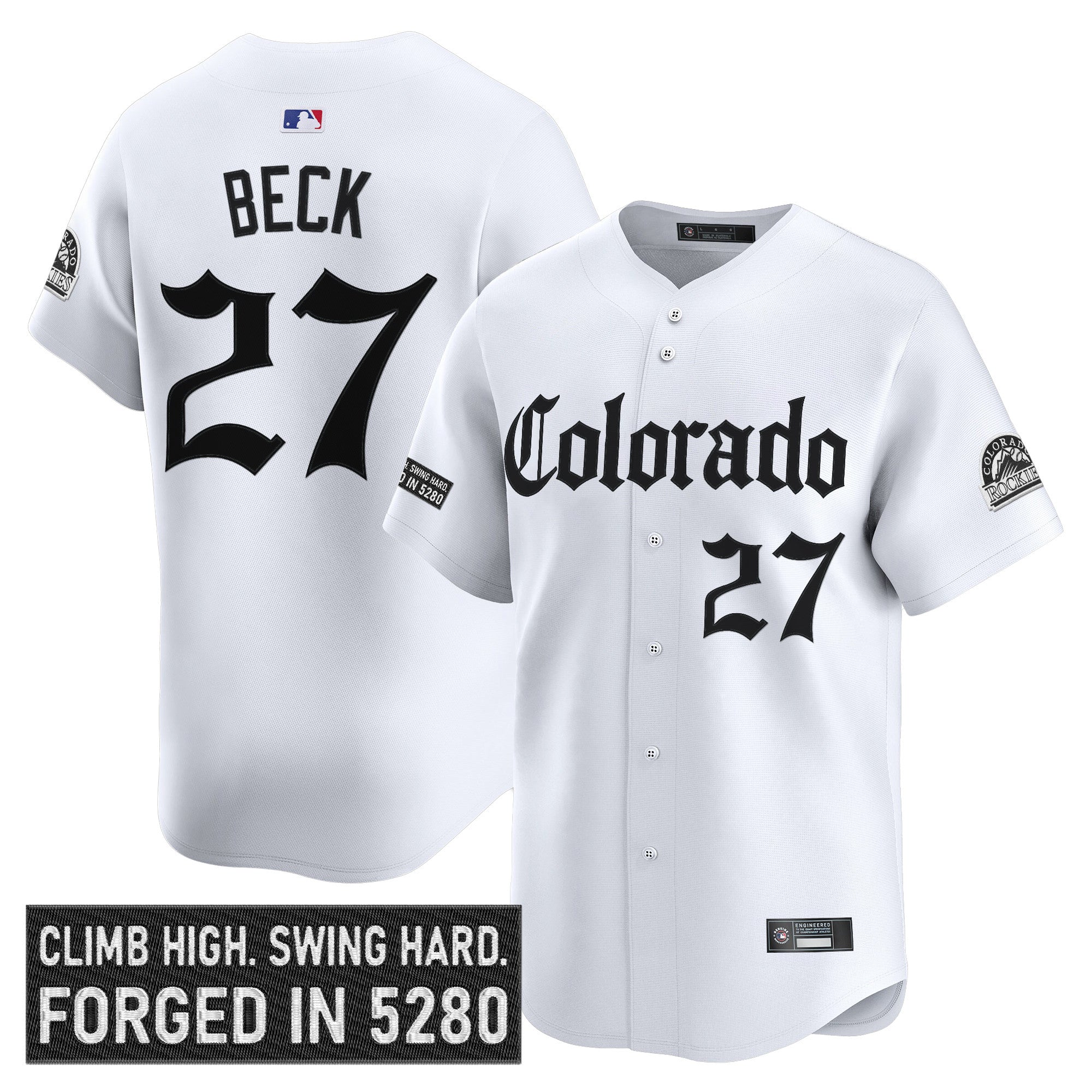 Men’s Colorado ‘Gothic Mile High Shadows Edition’ Vapor Premier Limited Jersey