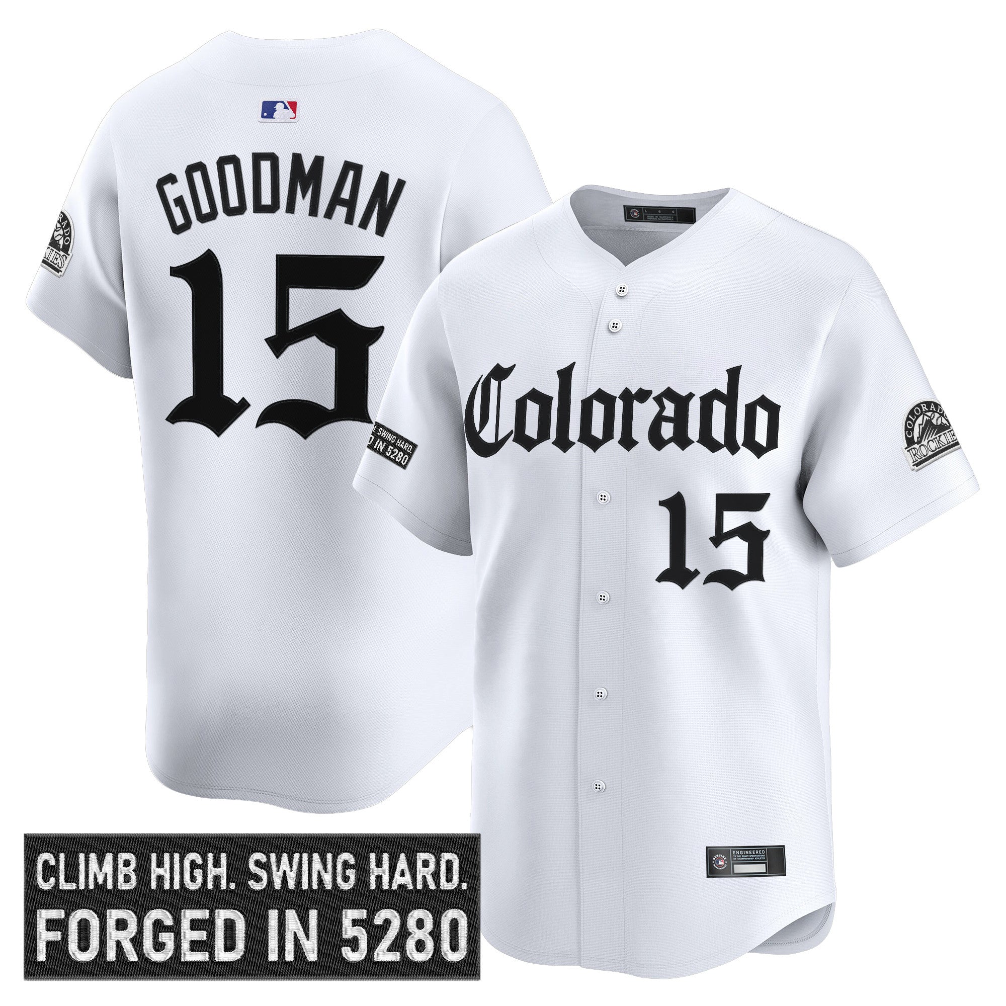 Men’s Colorado ‘Gothic Mile High Shadows Edition’ Vapor Premier Limited Jersey