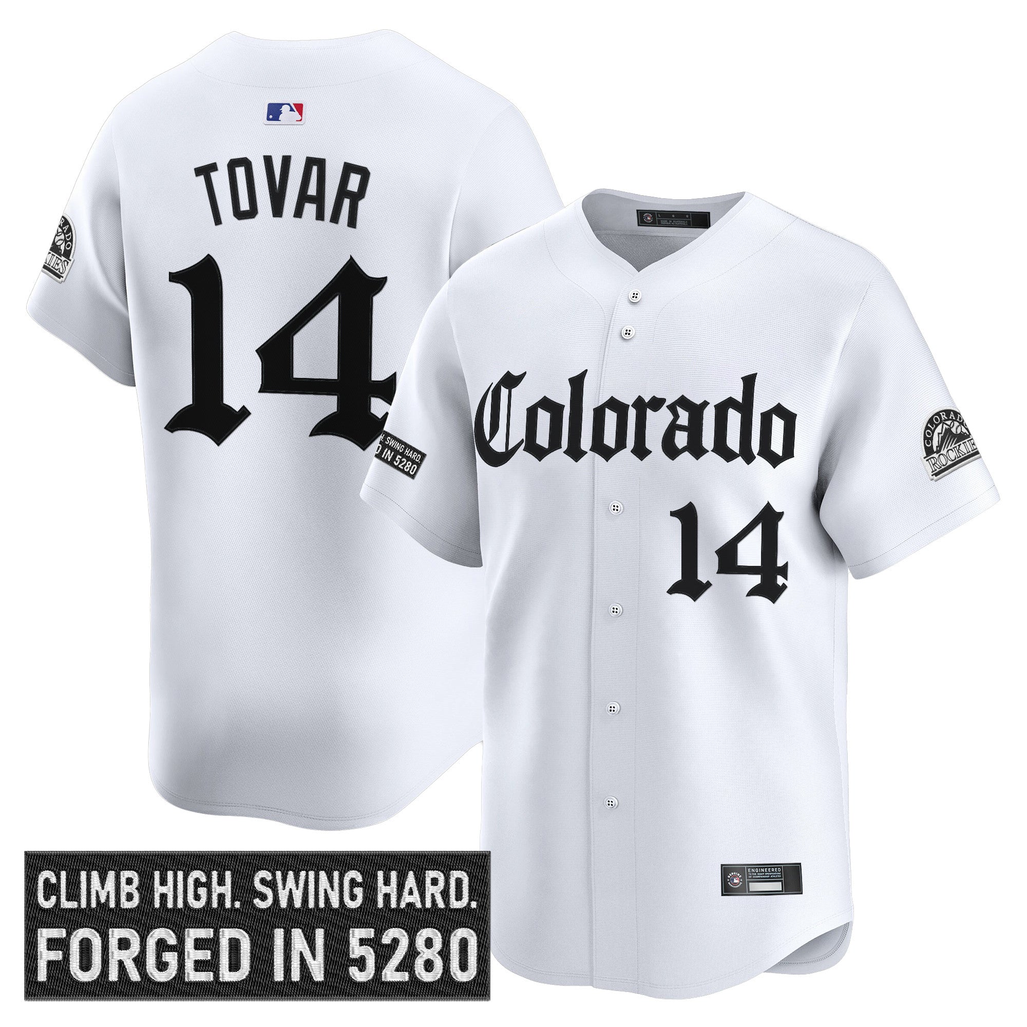 Men’s Colorado ‘Gothic Mile High Shadows Edition’ Vapor Premier Limited Jersey