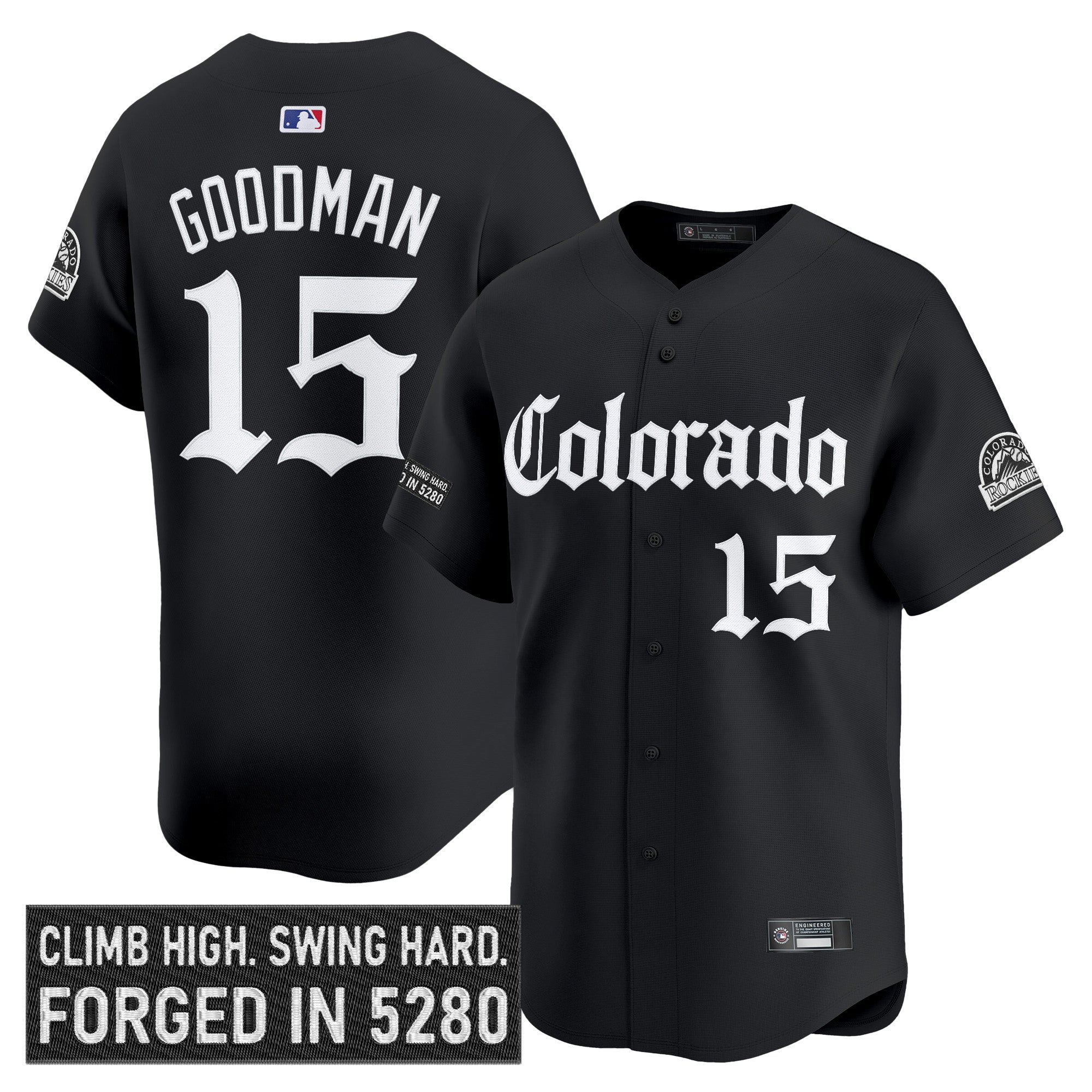 Men’s Colorado ‘Gothic Mile High Shadows Edition’ Vapor Premier Limited Jersey