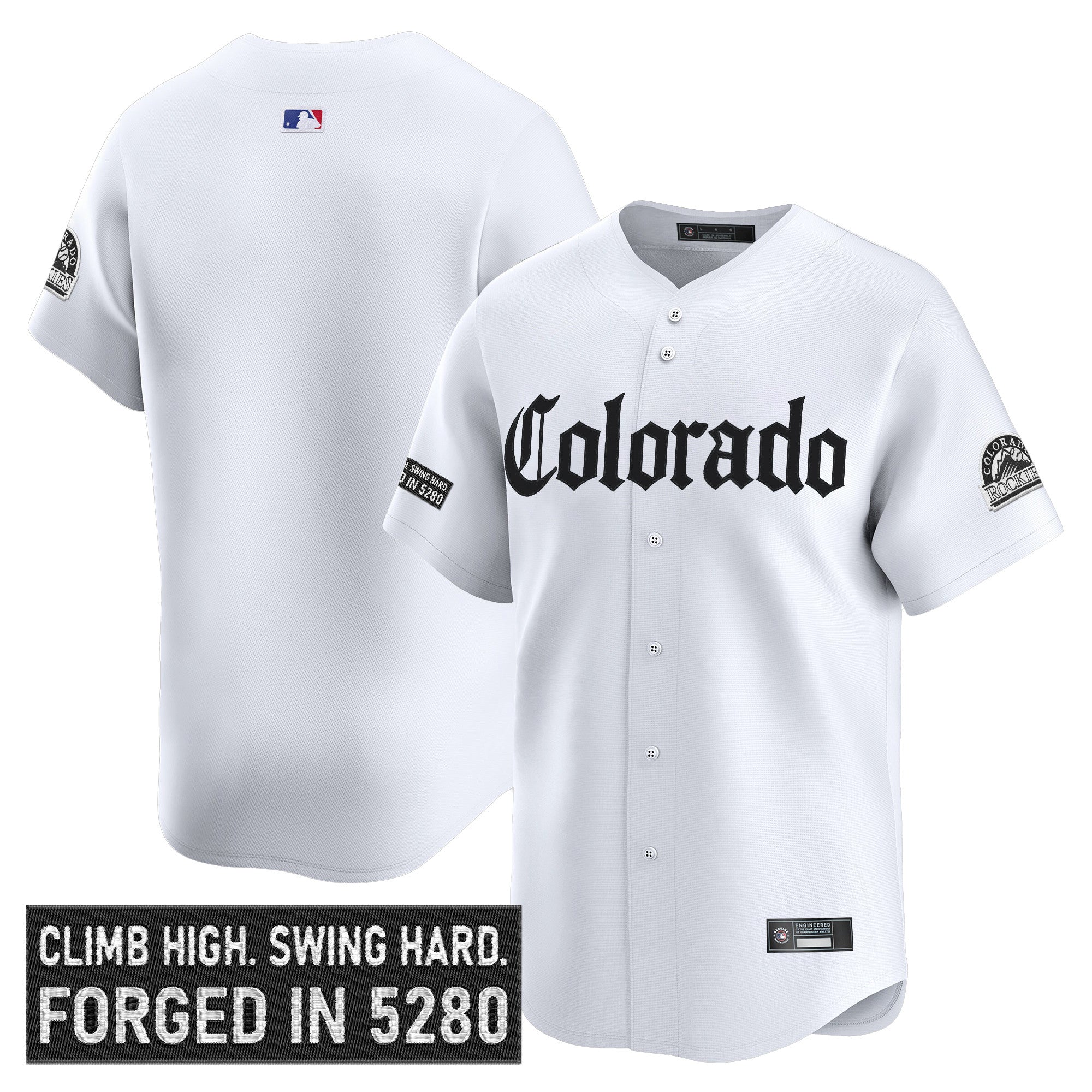 Men’s Colorado ‘Gothic Mile High Shadows Edition’ Vapor Premier Limited Jersey