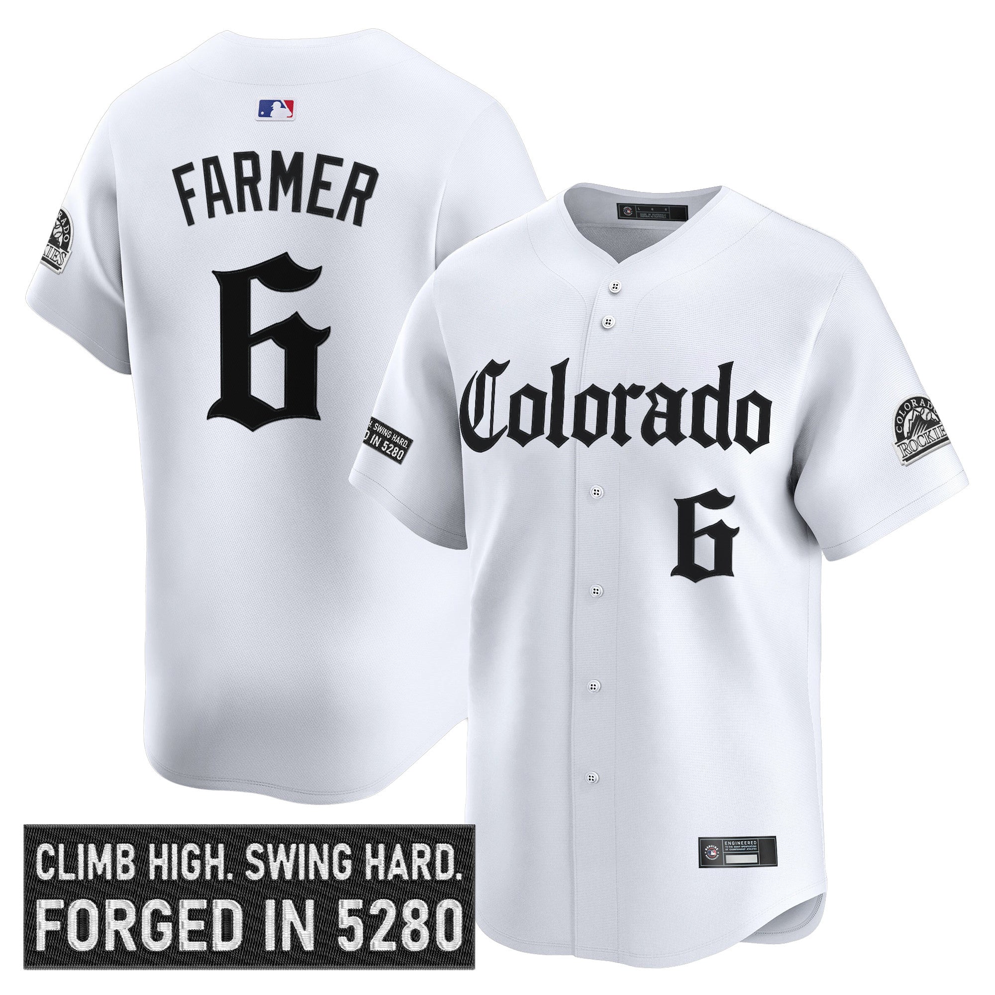 Men’s Colorado ‘Gothic Mile High Shadows Edition’ Vapor Premier Limited Jersey