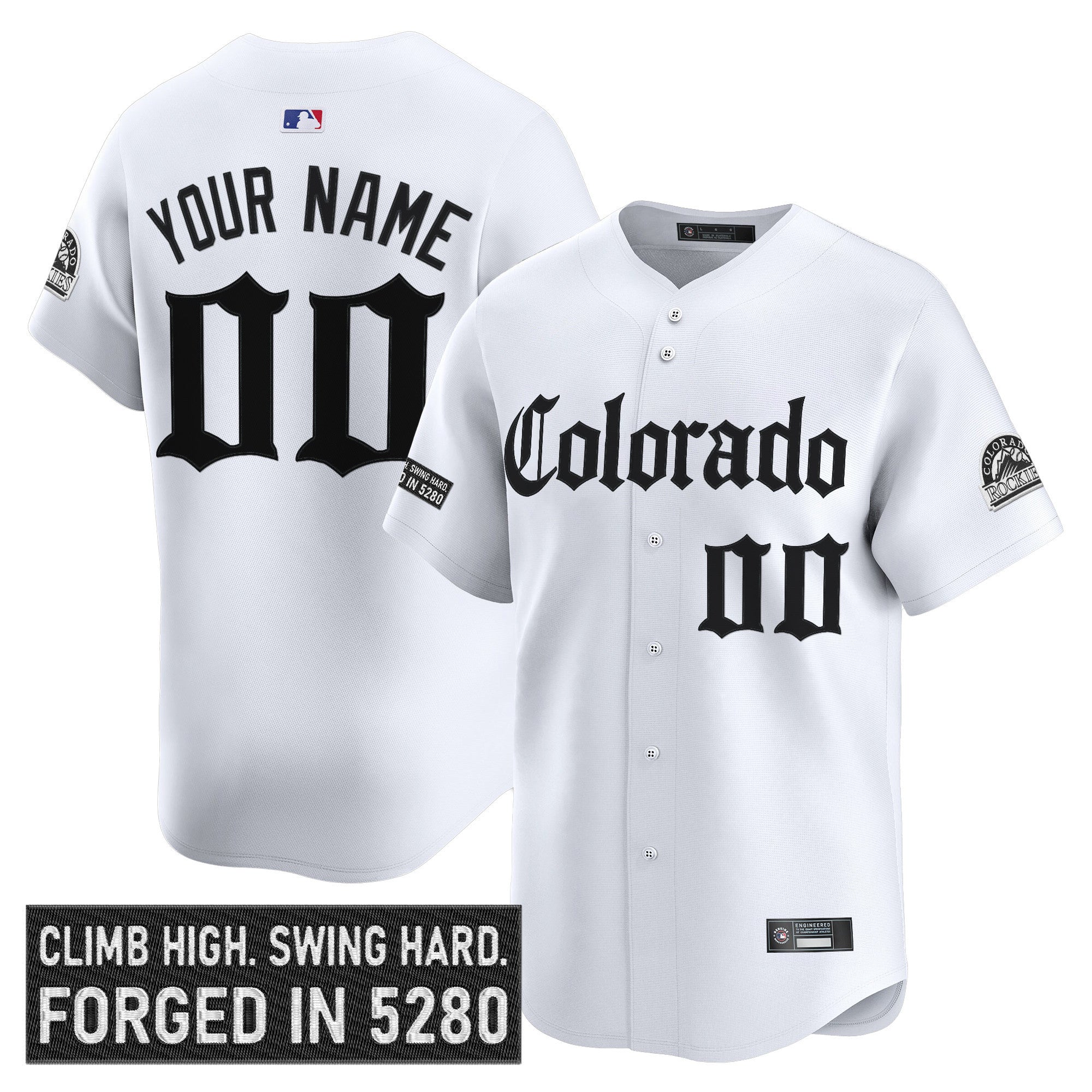 Colorado ‘Gothic Mile High Shadows Edition’ Vapor Premier Limited Custom Jersey