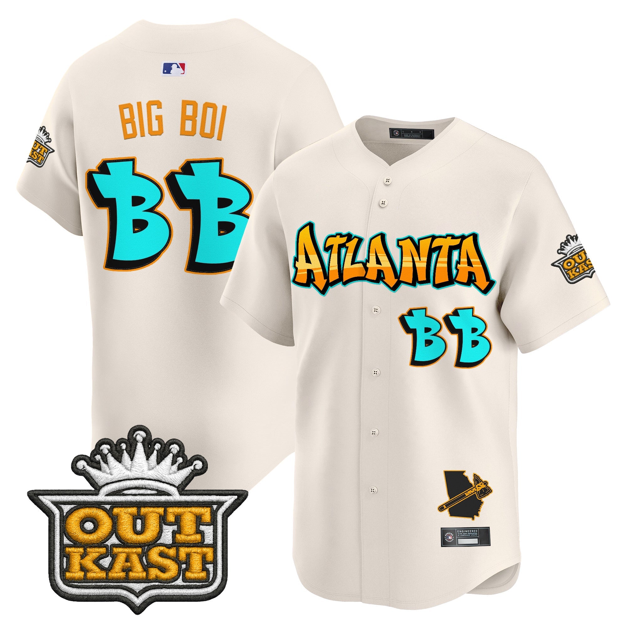 Men’s Atlanta ‘Graffiti A-Town Edition’ Vapor Premier Limited Jersey