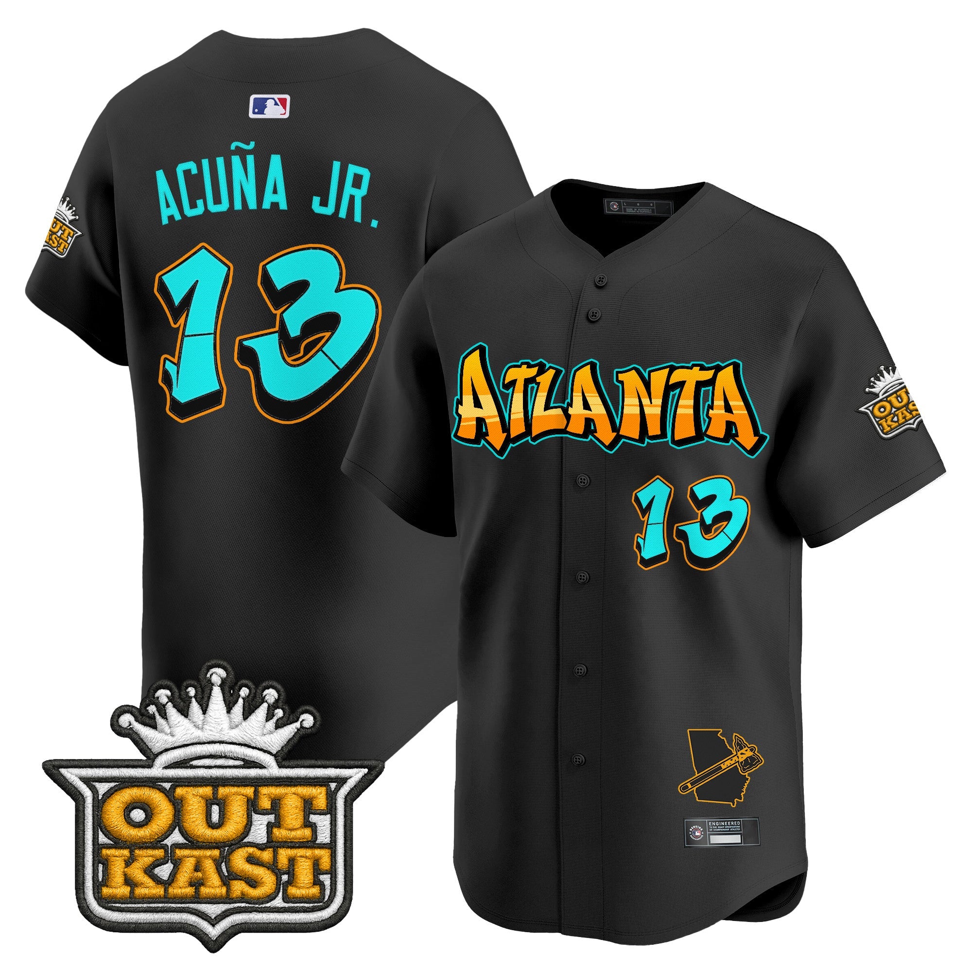 Men’s Atlanta ‘Graffiti A-Town Edition’ Vapor Premier Limited Jersey