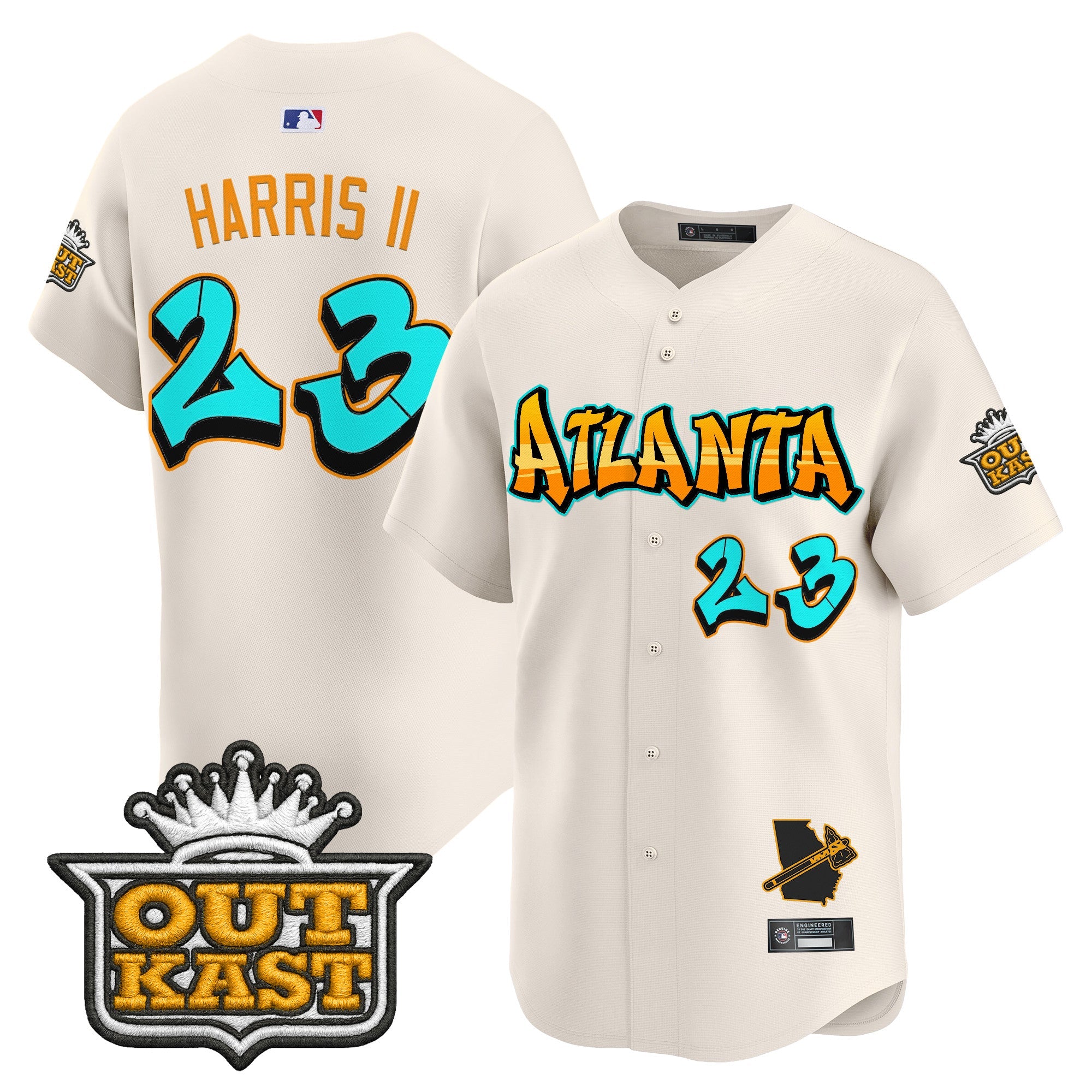 Men’s Atlanta ‘Graffiti A-Town Edition’ Vapor Premier Limited Jersey