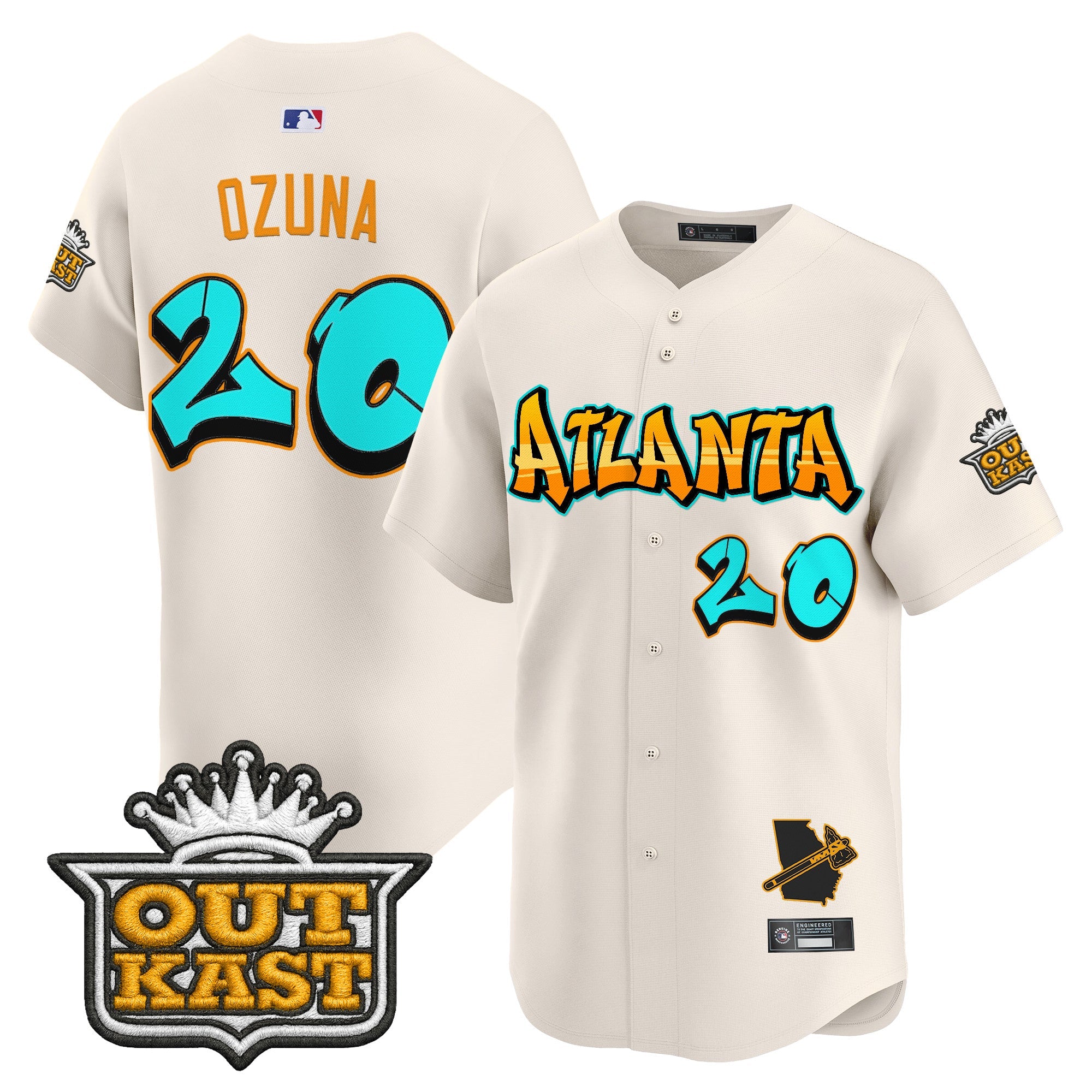 Men’s Atlanta ‘Graffiti A-Town Edition’ Vapor Premier Limited Jersey