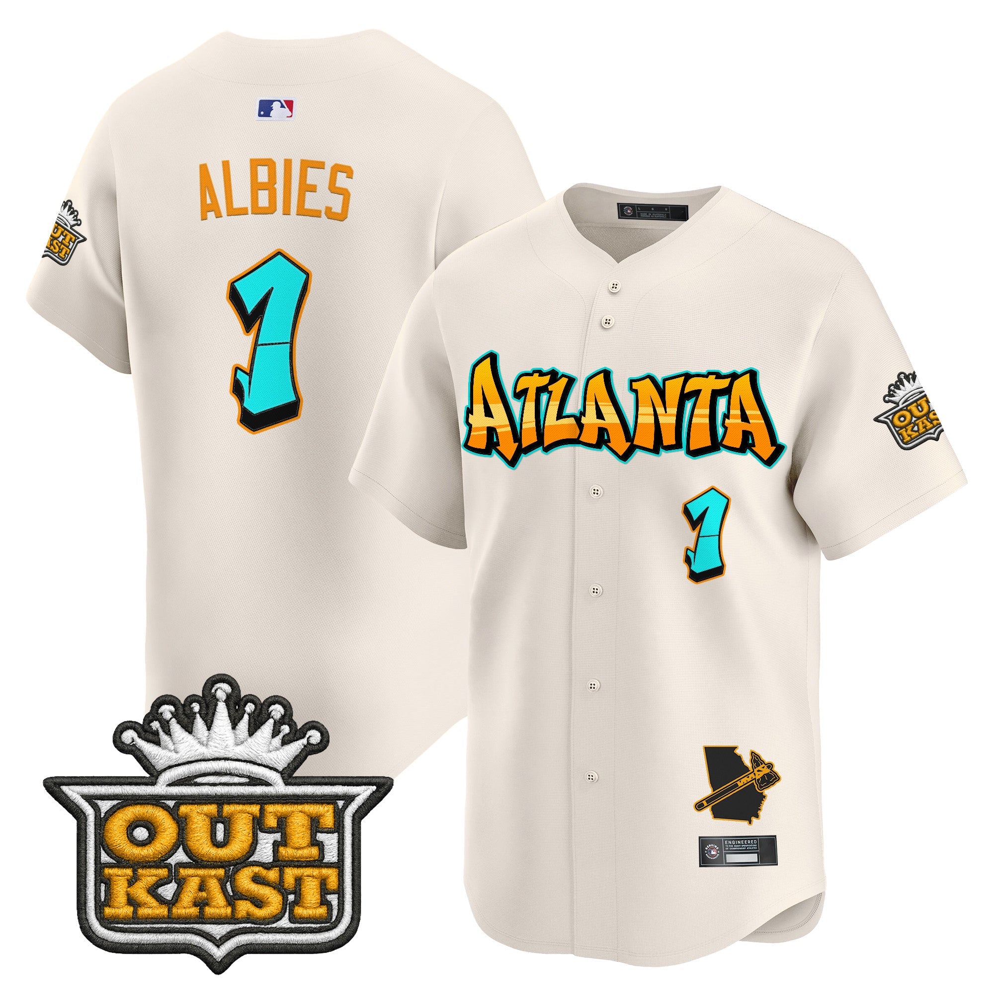 Men’s Atlanta ‘Graffiti A-Town Edition’ Vapor Premier Limited Jersey