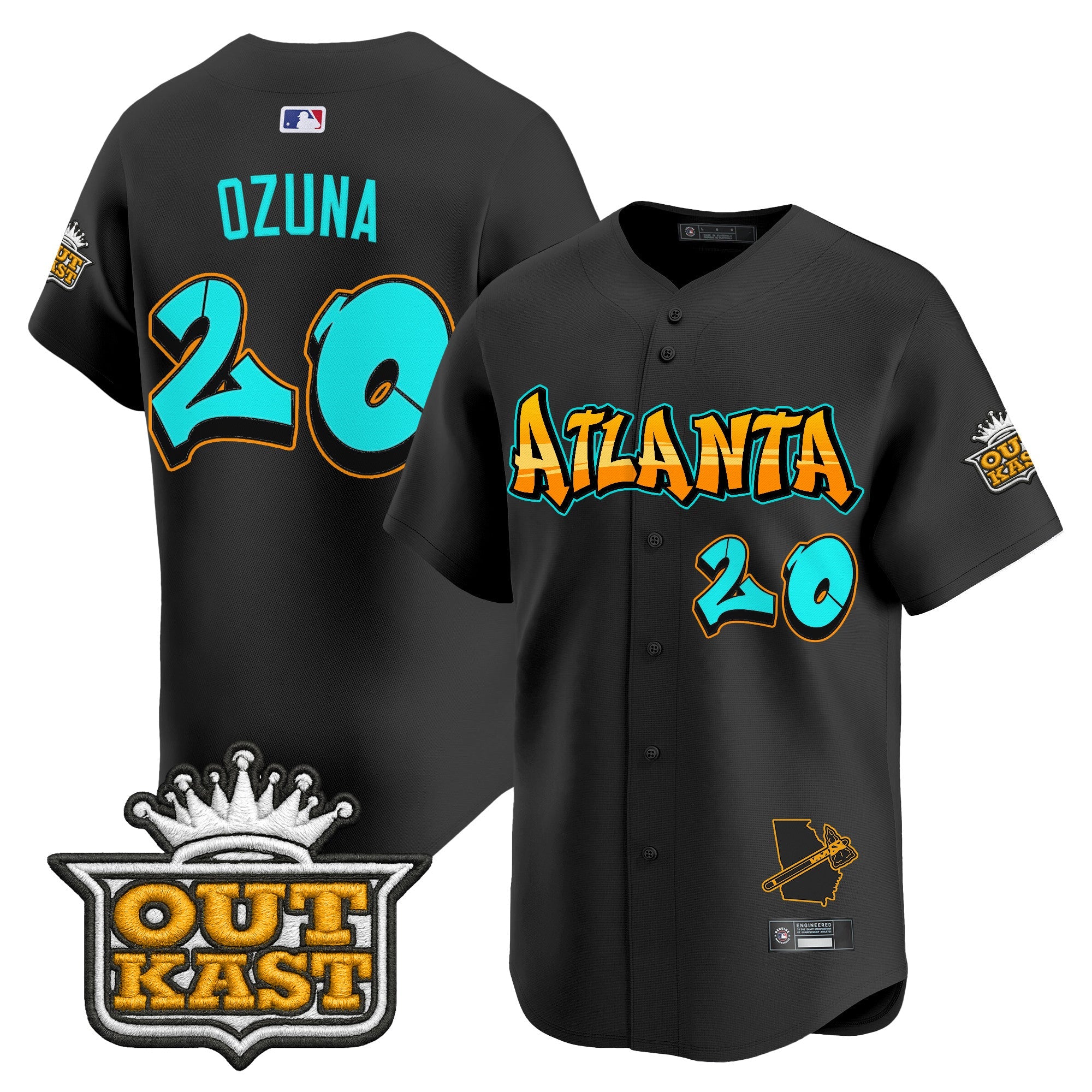 Men’s Atlanta ‘Graffiti A-Town Edition’ Vapor Premier Limited Jersey