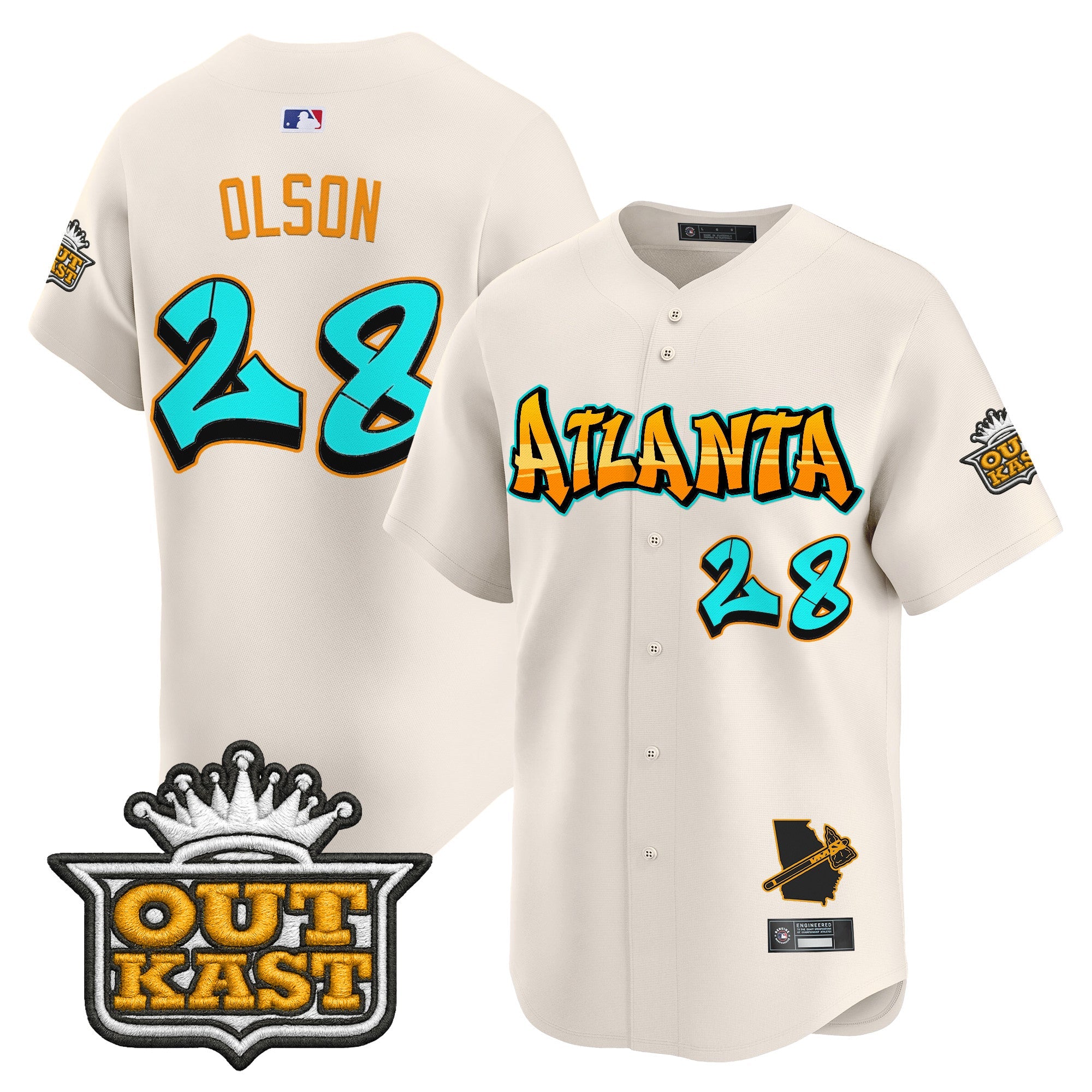 Men’s Atlanta ‘Graffiti A-Town Edition’ Vapor Premier Limited Jersey