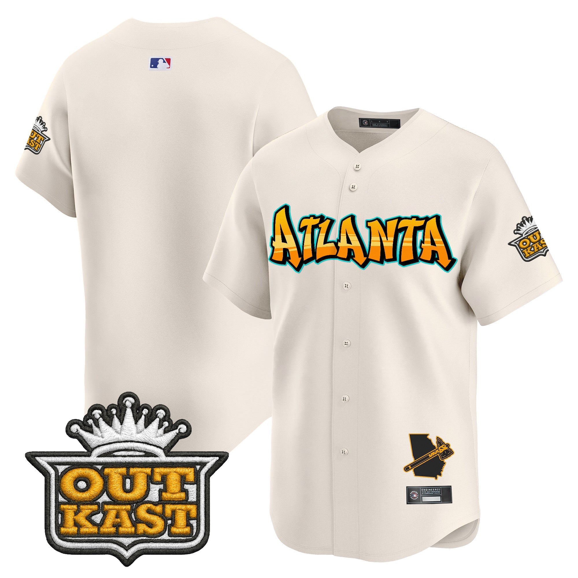 Men’s Atlanta ‘Graffiti A-Town Edition’ Vapor Premier Limited Jersey