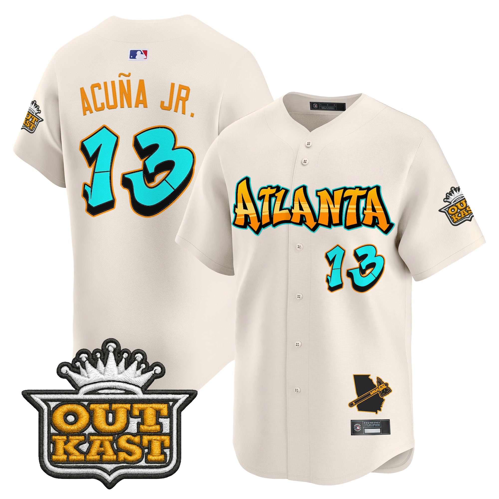 Men’s Atlanta ‘Graffiti A-Town Edition’ Vapor Premier Limited Jersey