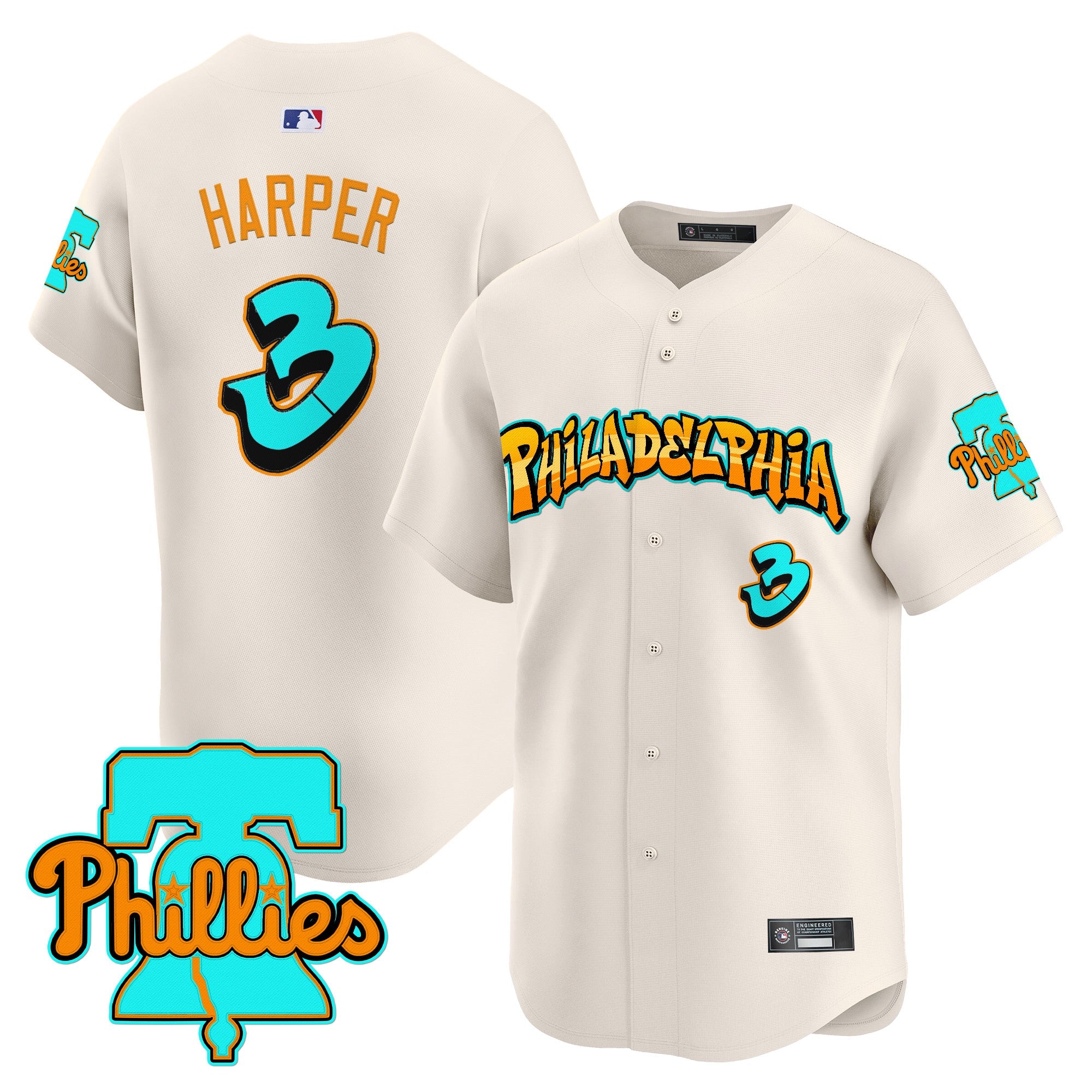 Men’s Philadelphia ‘Graffiti Broad Street Edition’ Vapor Premier Limited Jersey