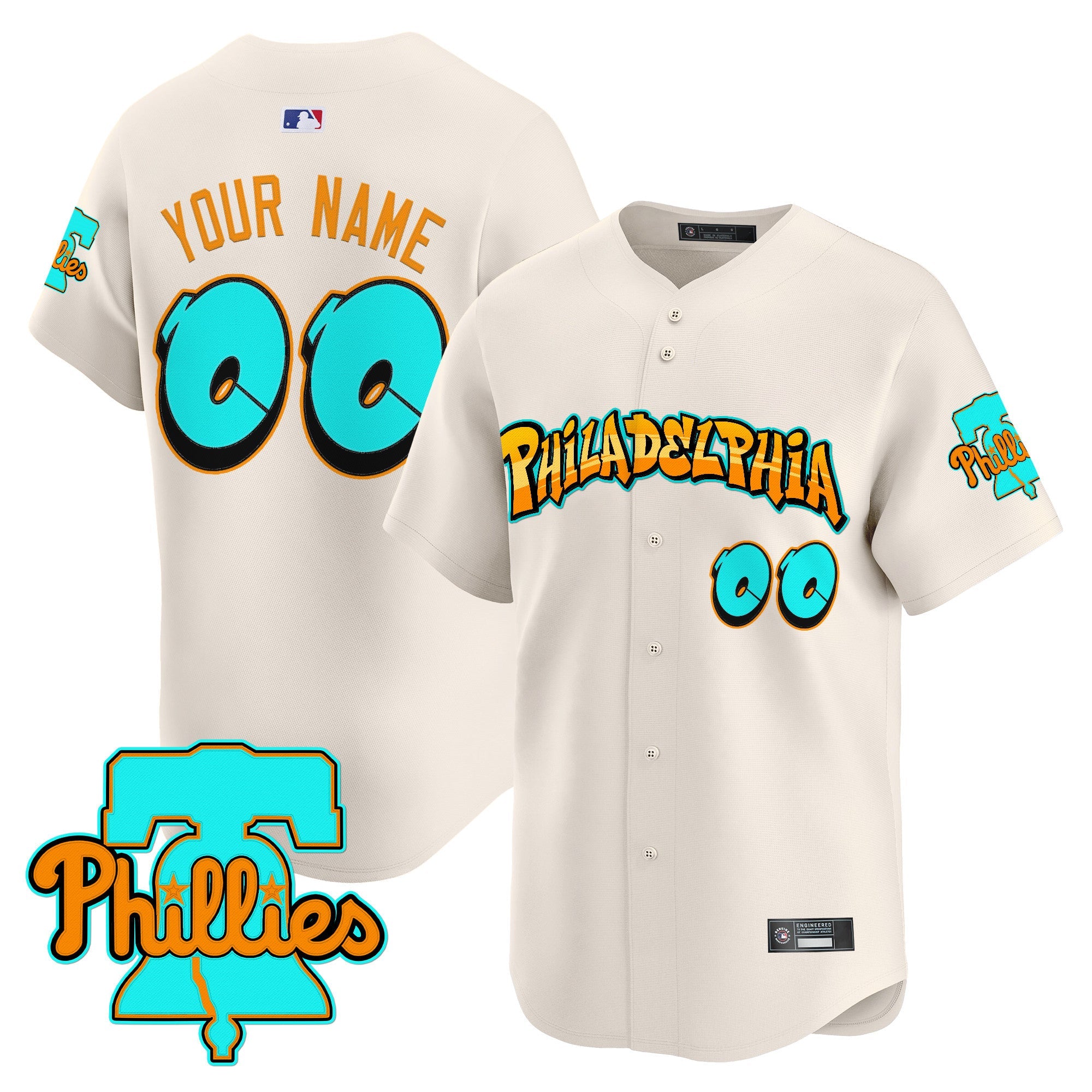 Philadelphia ‘Graffiti Broad Street Edition’ Vapor Premier Limited Custom Jersey
