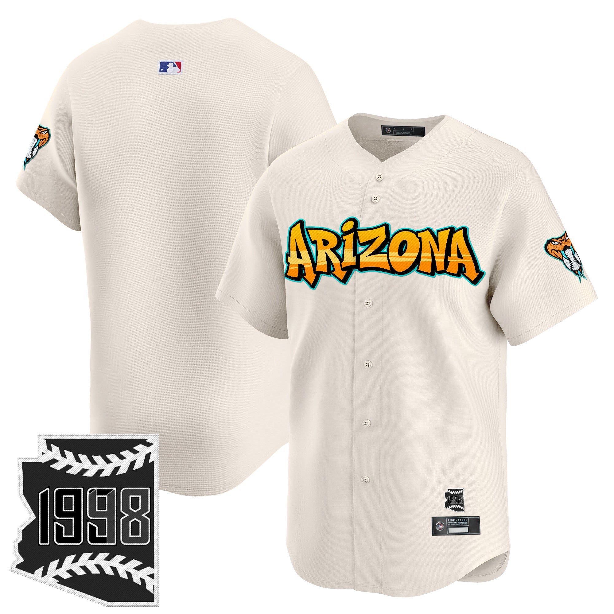 Men’s Arizona ‘Graffiti Desert Ink Edition’ Vapor Premier Limited Jersey