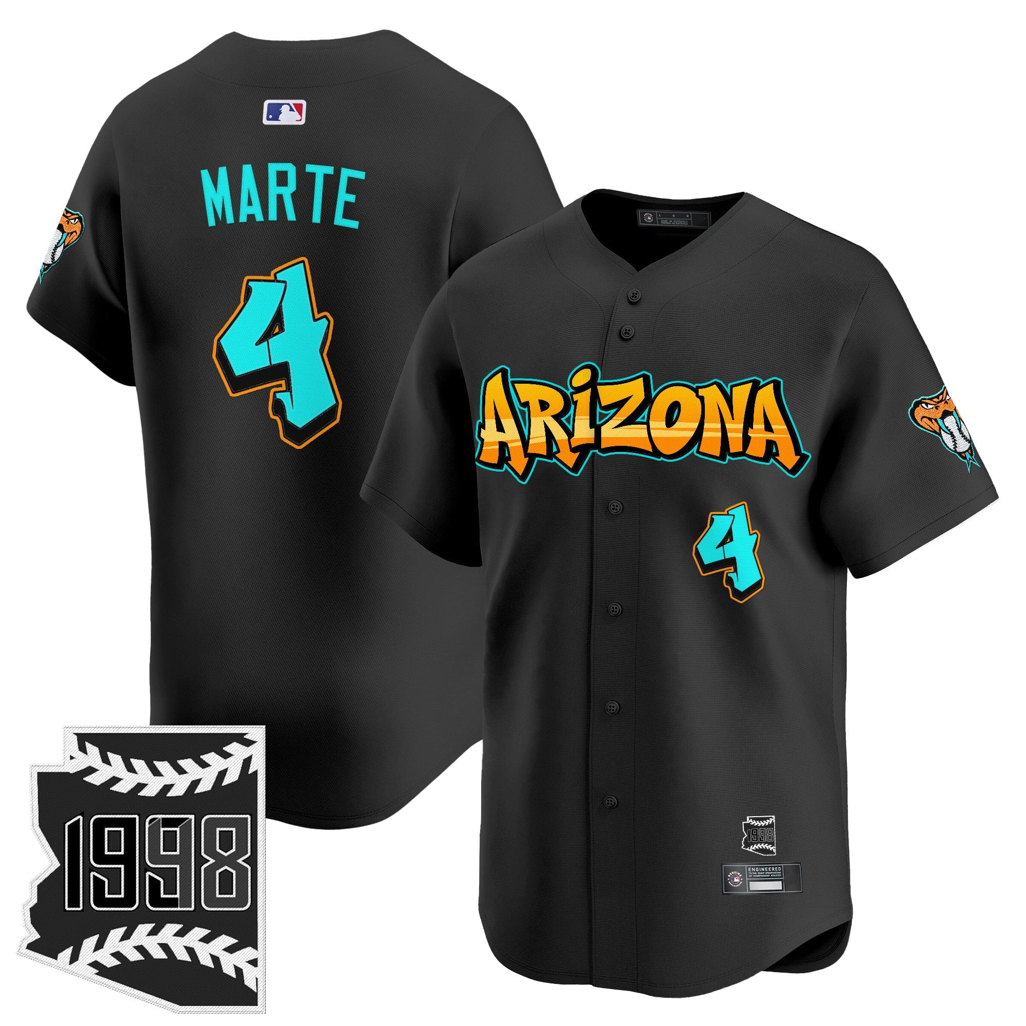 Men’s Arizona ‘Graffiti Desert Ink Edition’ Vapor Premier Limited Jersey