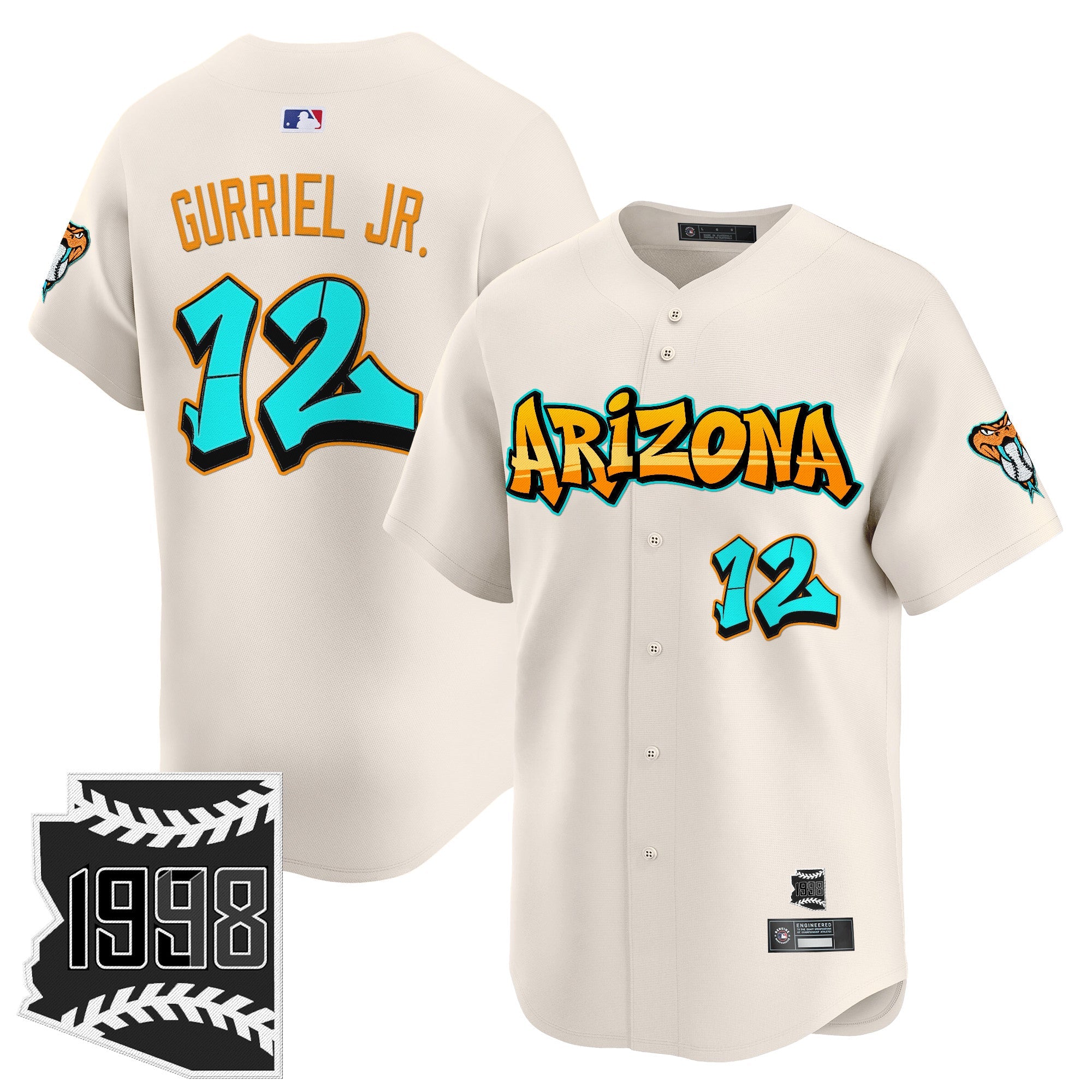 Men’s Arizona ‘Graffiti Desert Ink Edition’ Vapor Premier Limited Jersey