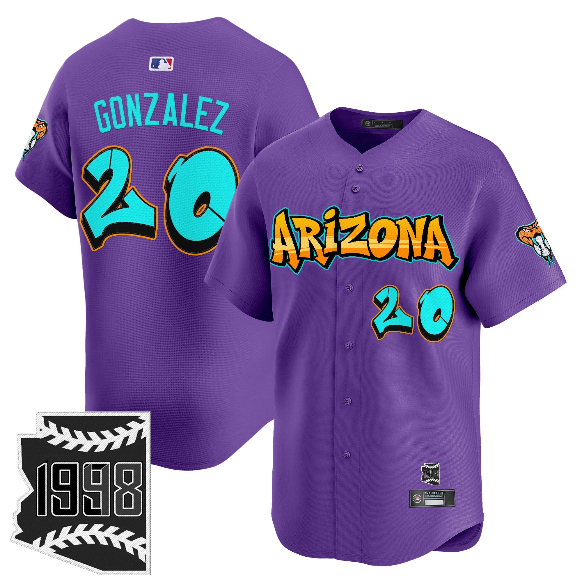 Men’s Arizona ‘Graffiti Desert Ink Edition’ Vapor Premier Limited Jersey