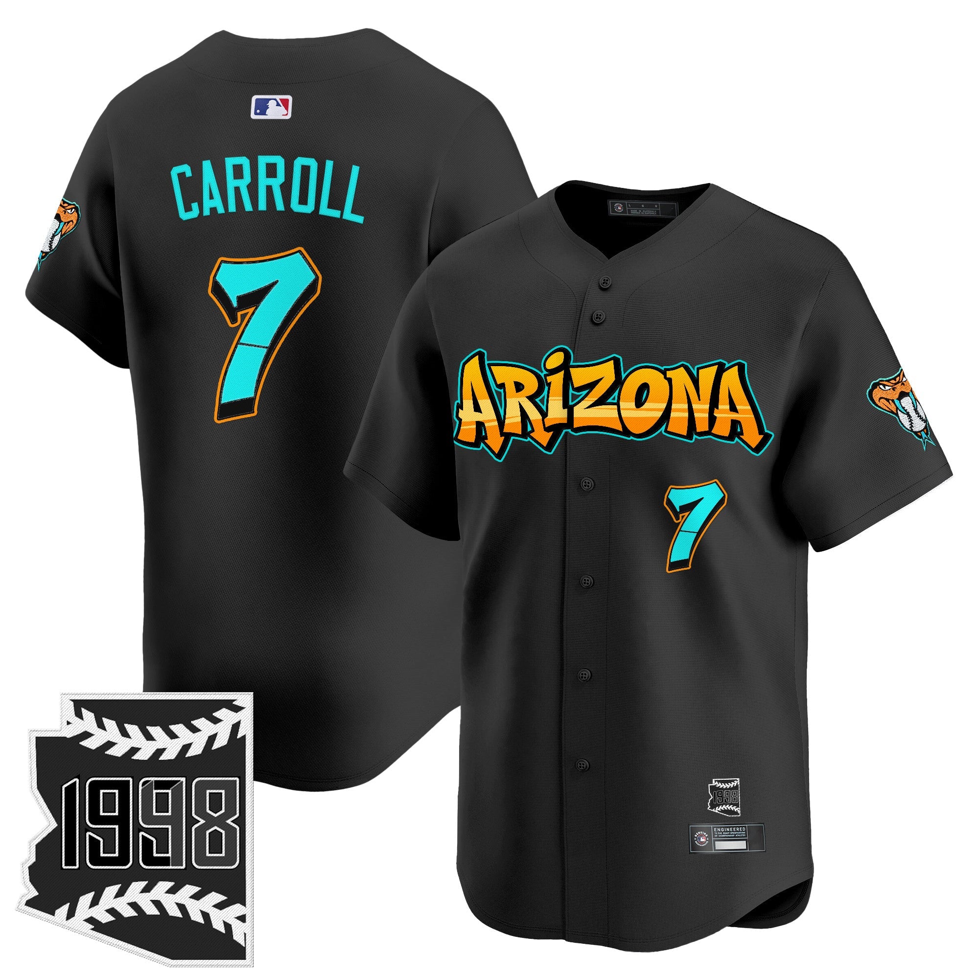 Men’s Arizona ‘Graffiti Desert Ink Edition’ Vapor Premier Limited Jersey