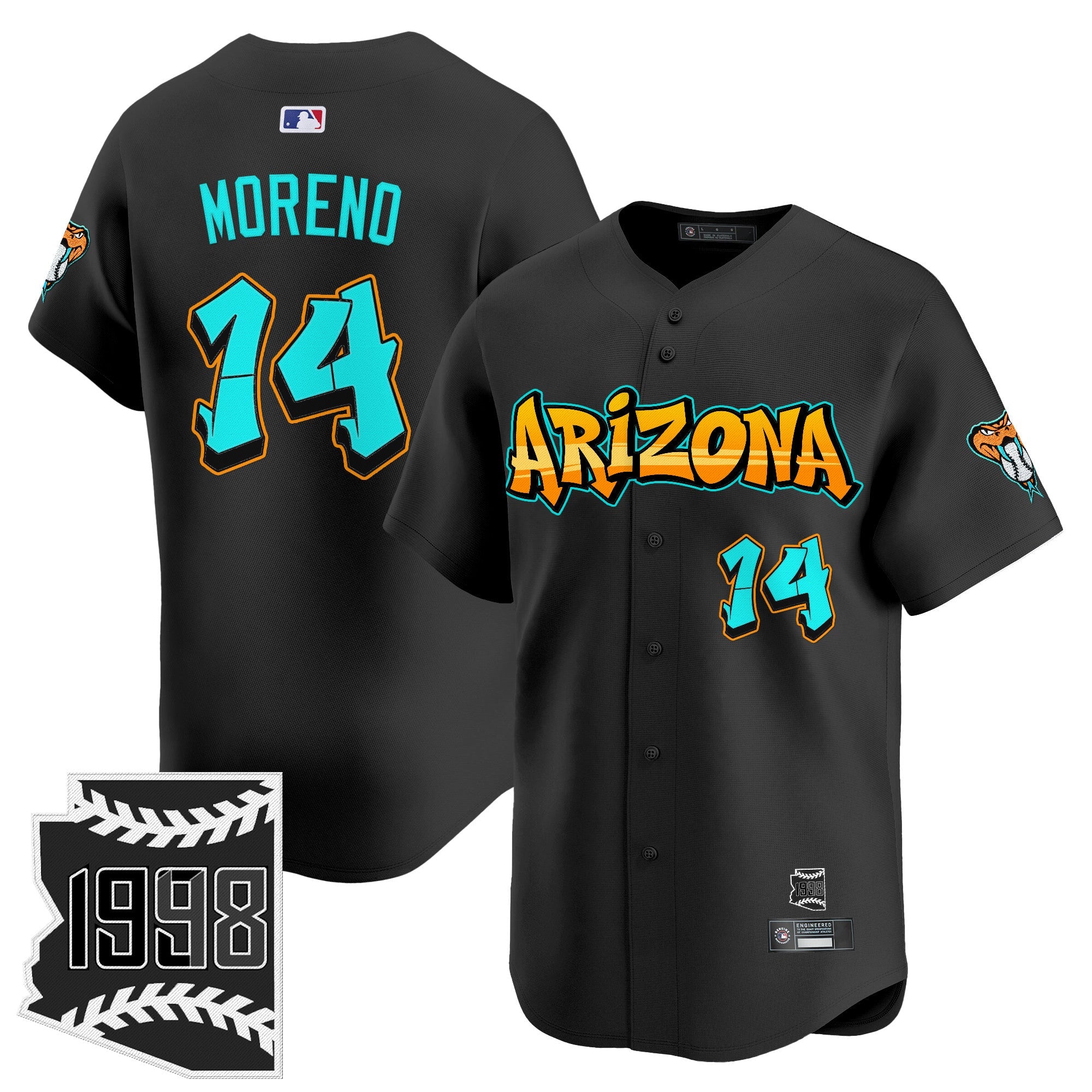 Men’s Arizona ‘Graffiti Desert Ink Edition’ Vapor Premier Limited Jersey