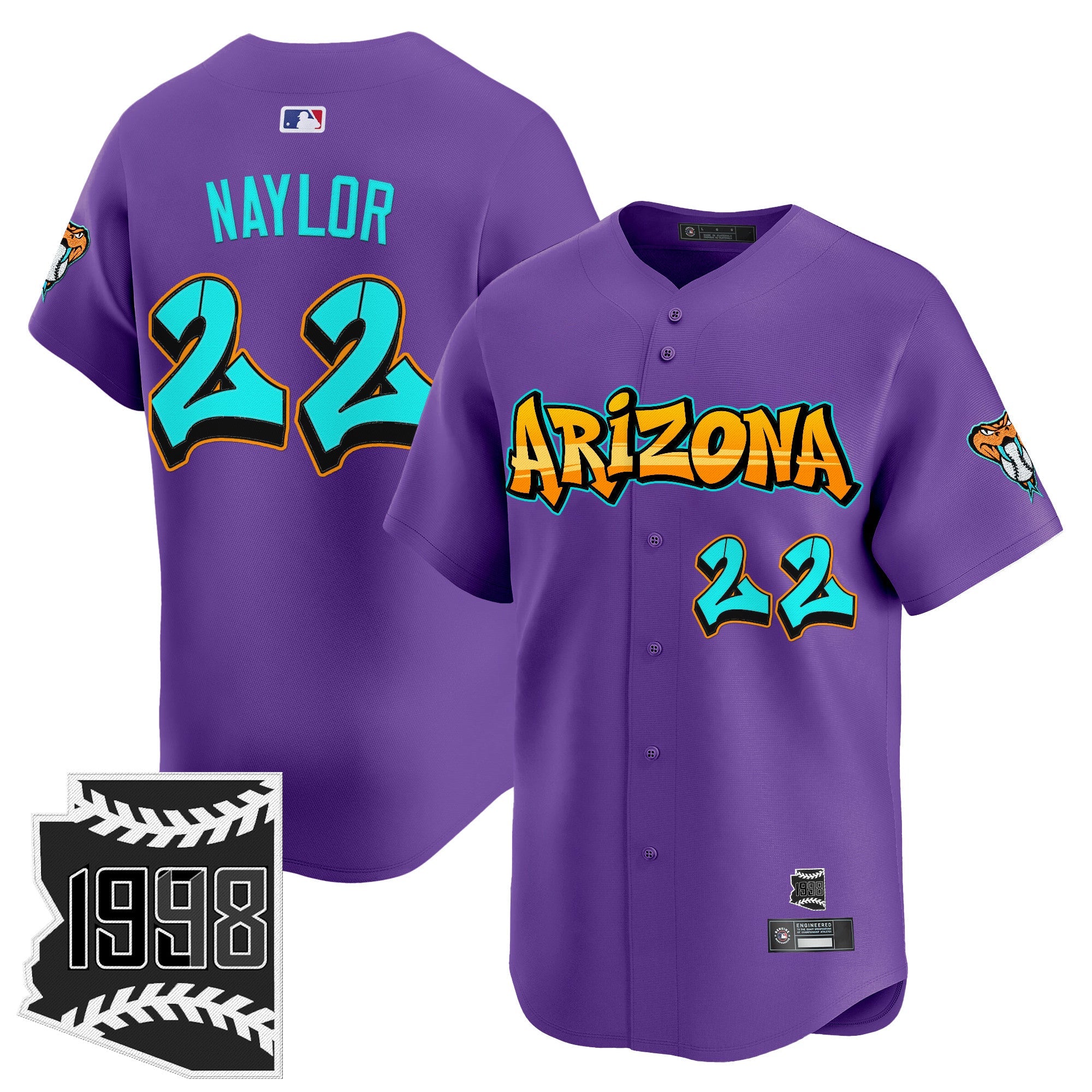 Men’s Arizona ‘Graffiti Desert Ink Edition’ Vapor Premier Limited Jersey