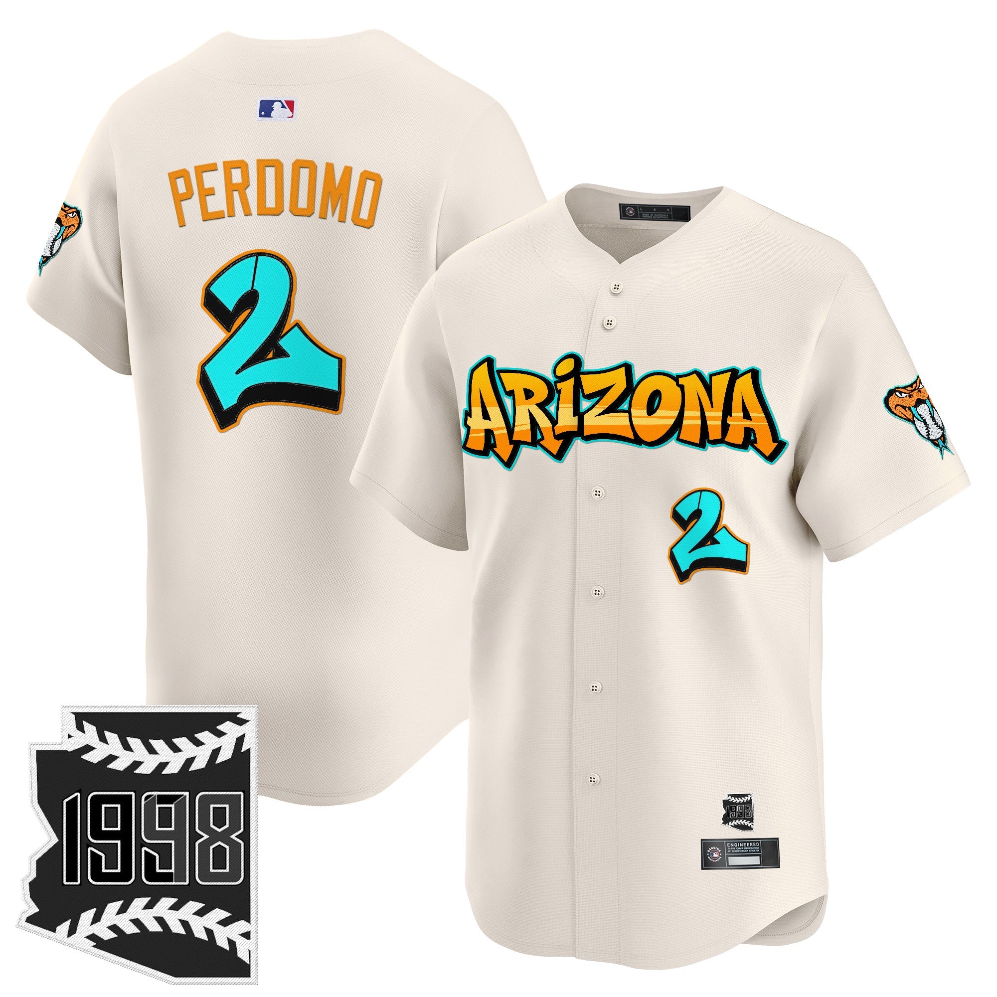 Men’s Arizona ‘Graffiti Desert Ink Edition’ Vapor Premier Limited Jersey