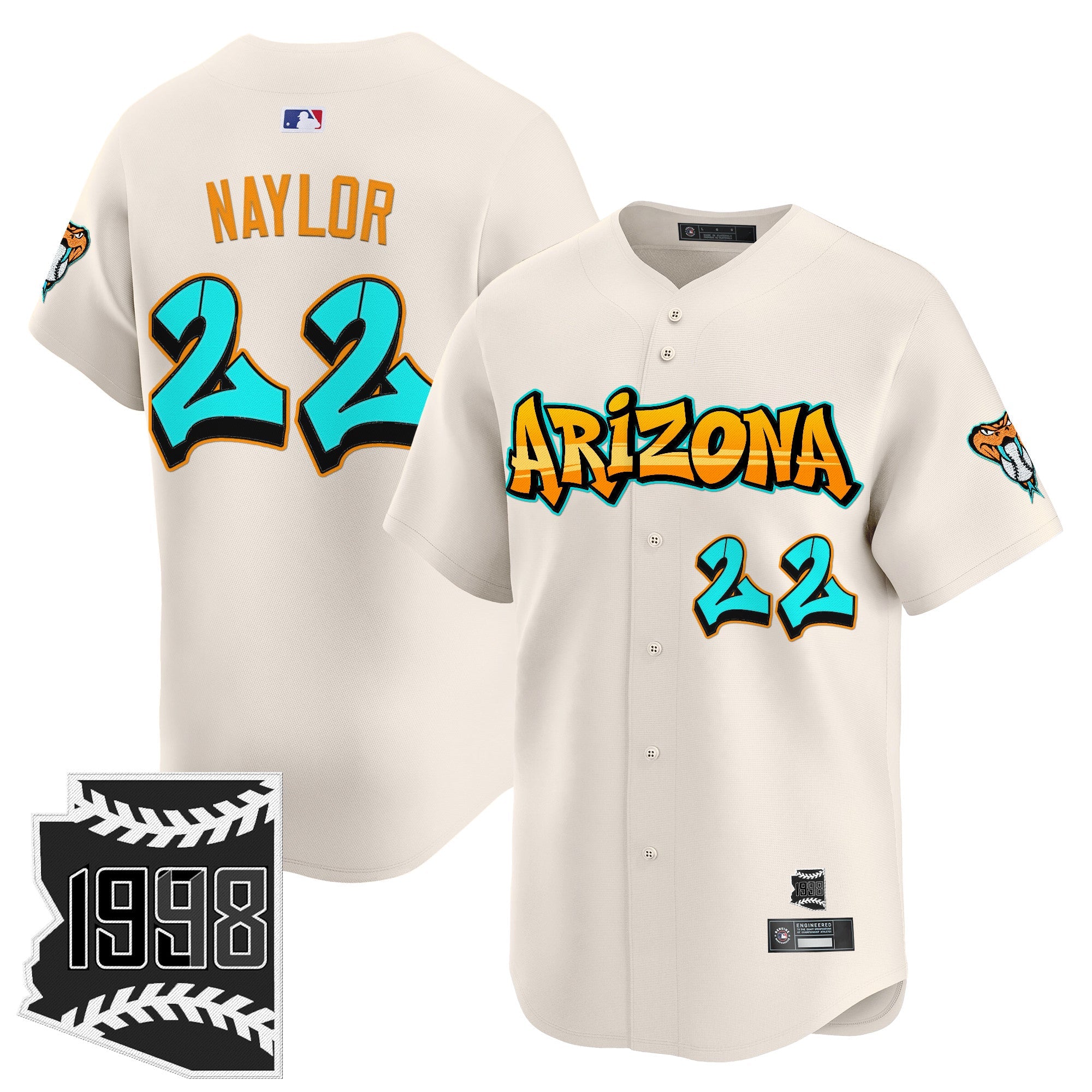 Men’s Arizona ‘Graffiti Desert Ink Edition’ Vapor Premier Limited Jersey