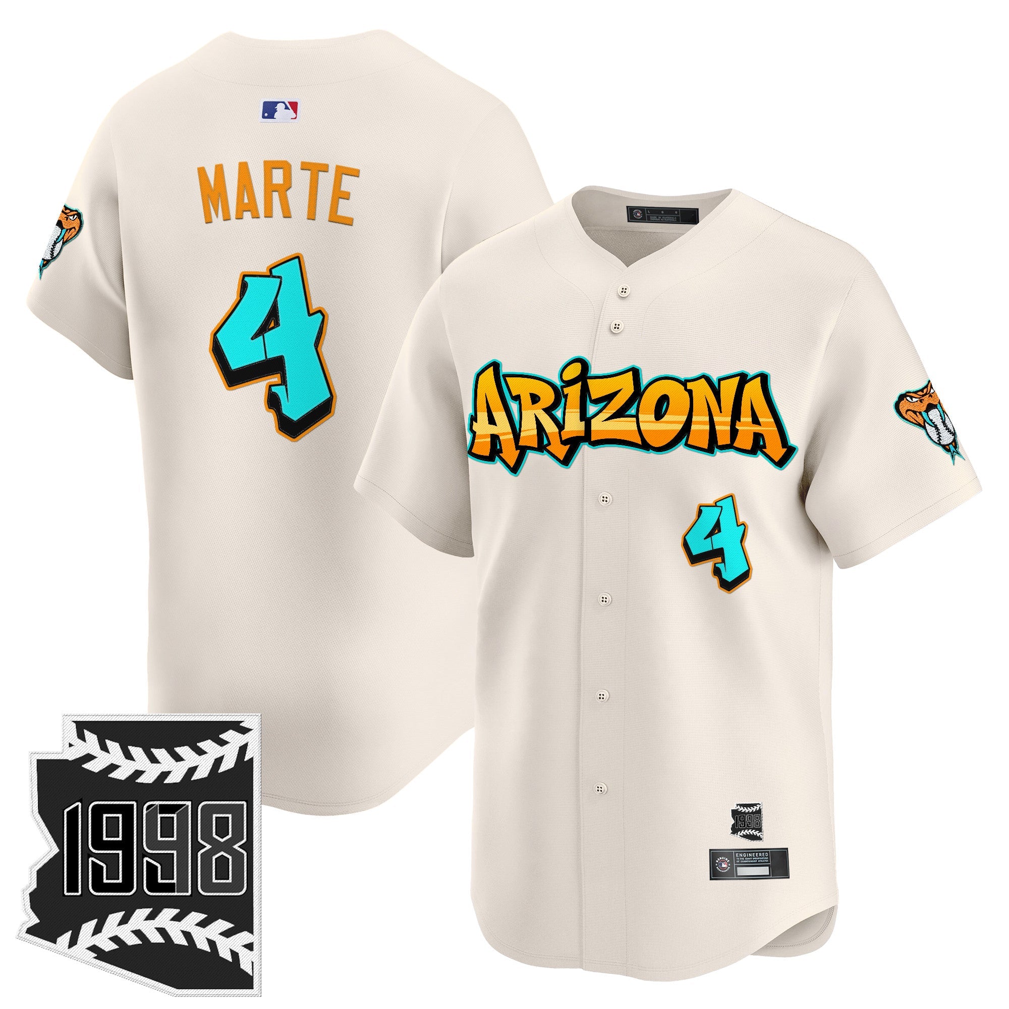 Men’s Arizona ‘Graffiti Desert Ink Edition’ Vapor Premier Limited Jersey