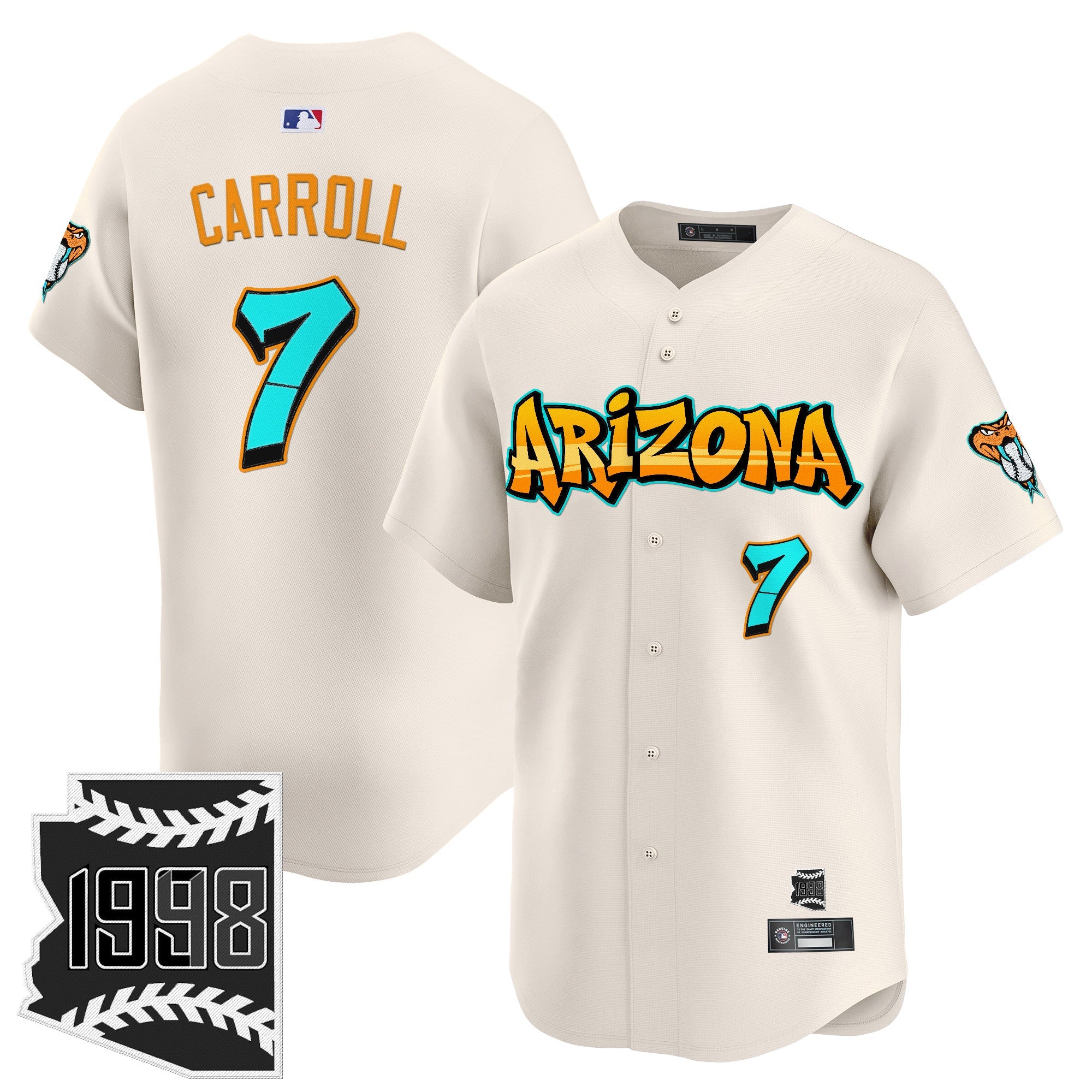 Men’s Arizona ‘Graffiti Desert Ink Edition’ Vapor Premier Limited Jersey