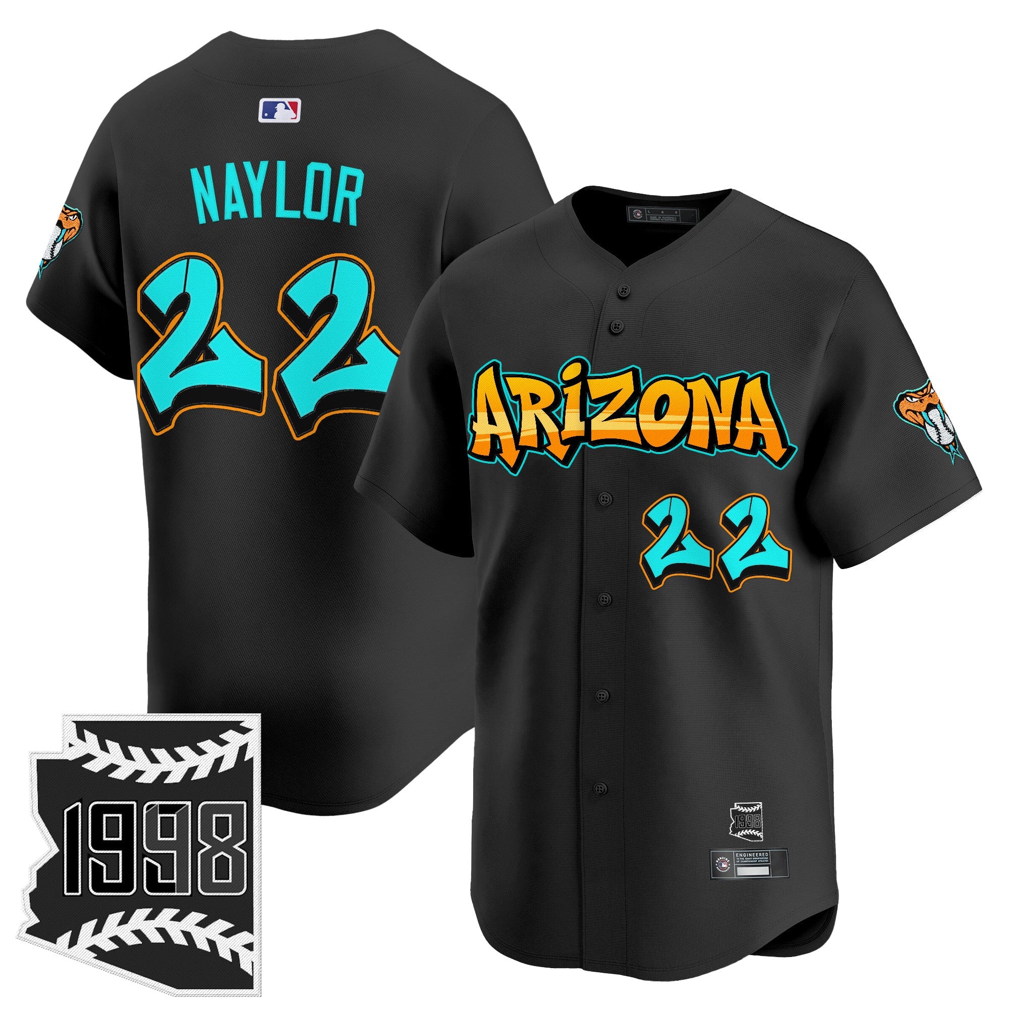 Men’s Arizona ‘Graffiti Desert Ink Edition’ Vapor Premier Limited Jersey