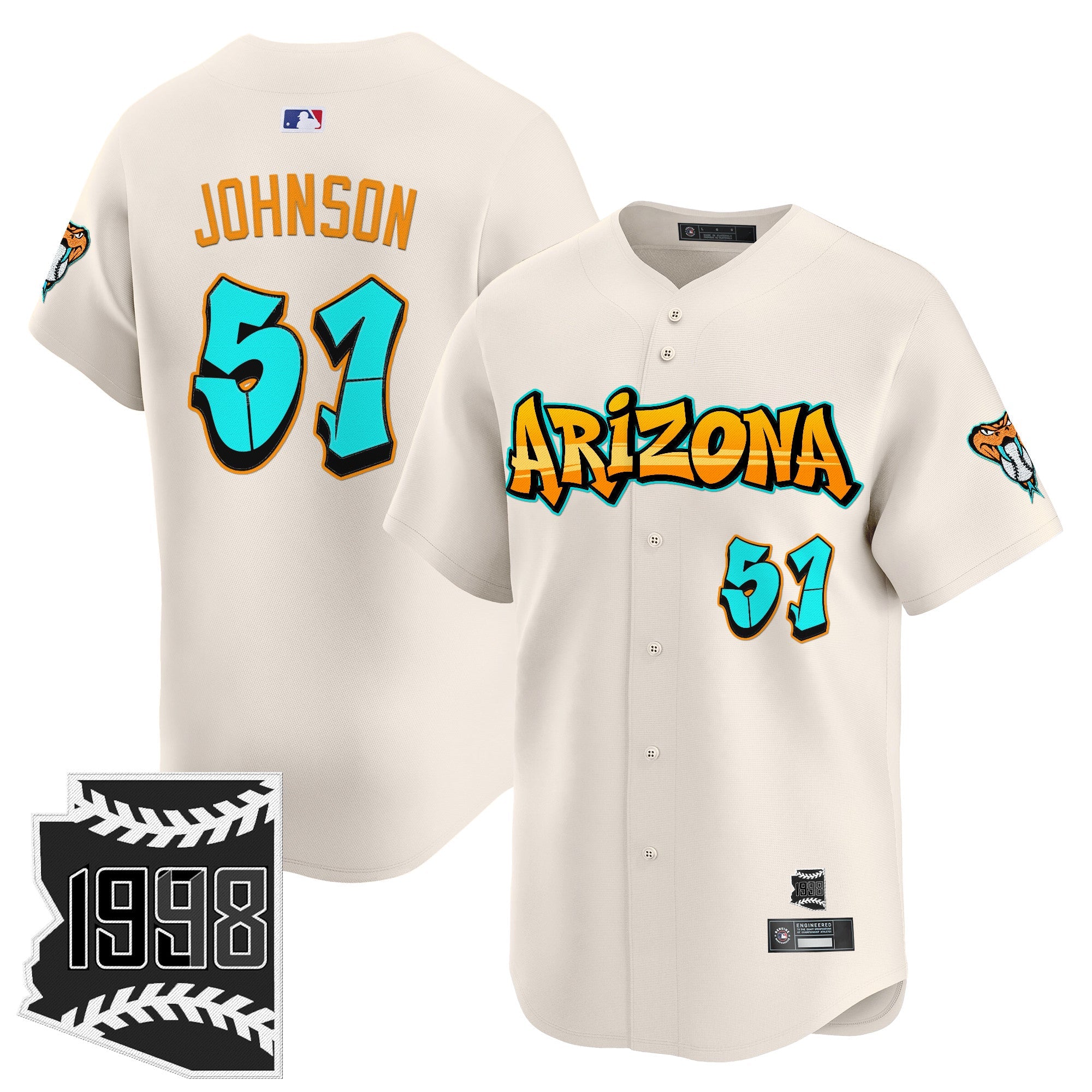 Men’s Arizona ‘Graffiti Desert Ink Edition’ Vapor Premier Limited Jersey