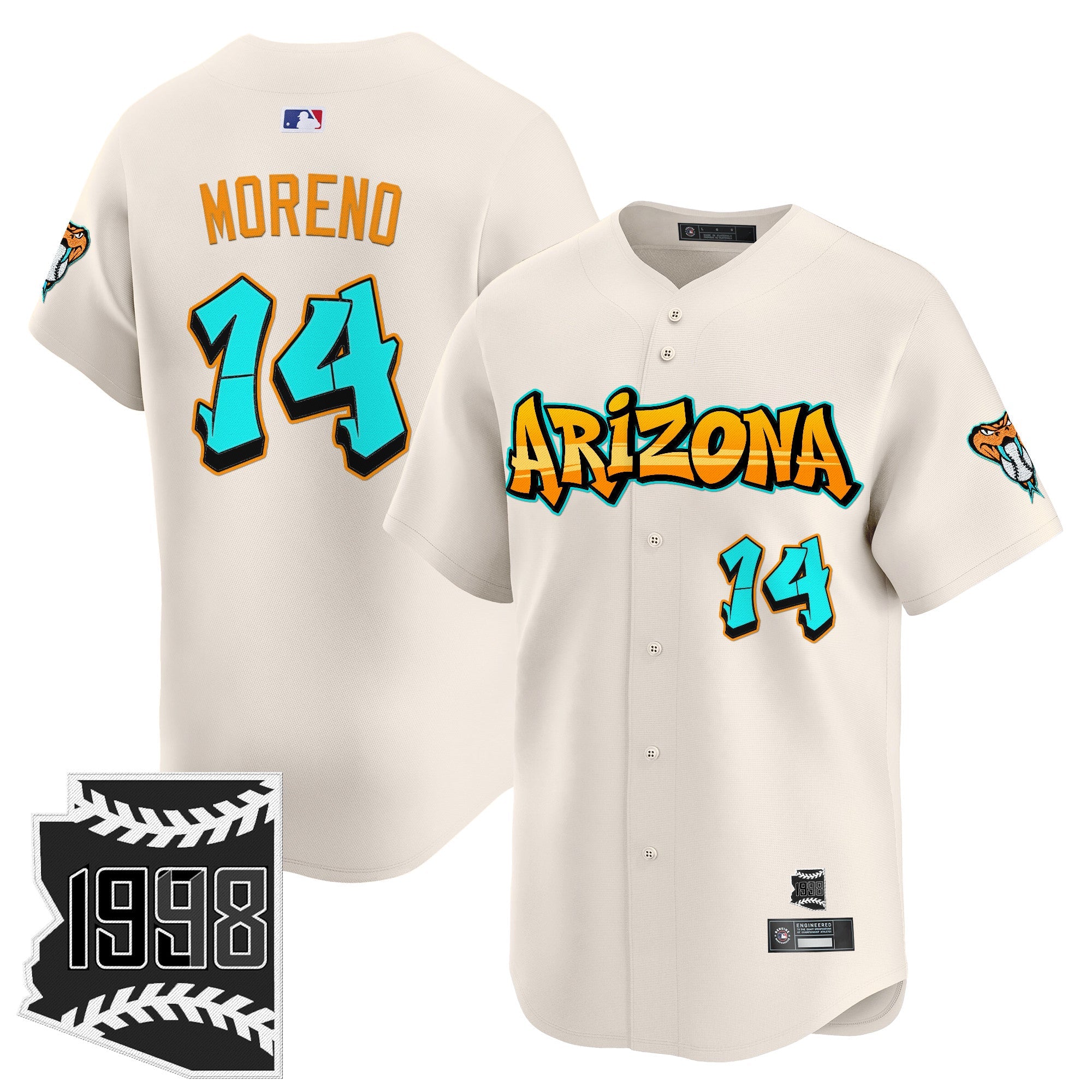 Men’s Arizona ‘Graffiti Desert Ink Edition’ Vapor Premier Limited Jersey