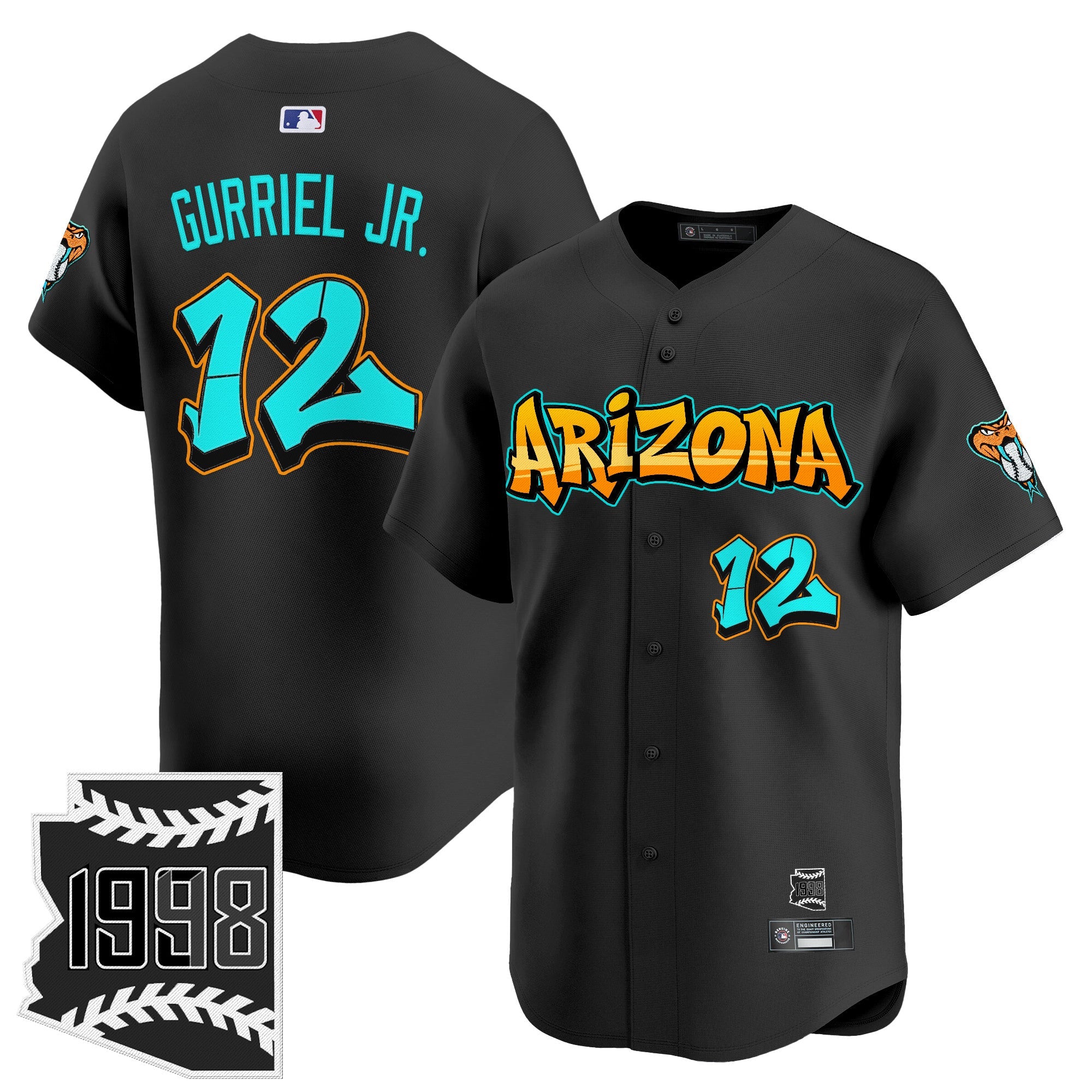 Men’s Arizona ‘Graffiti Desert Ink Edition’ Vapor Premier Limited Jersey